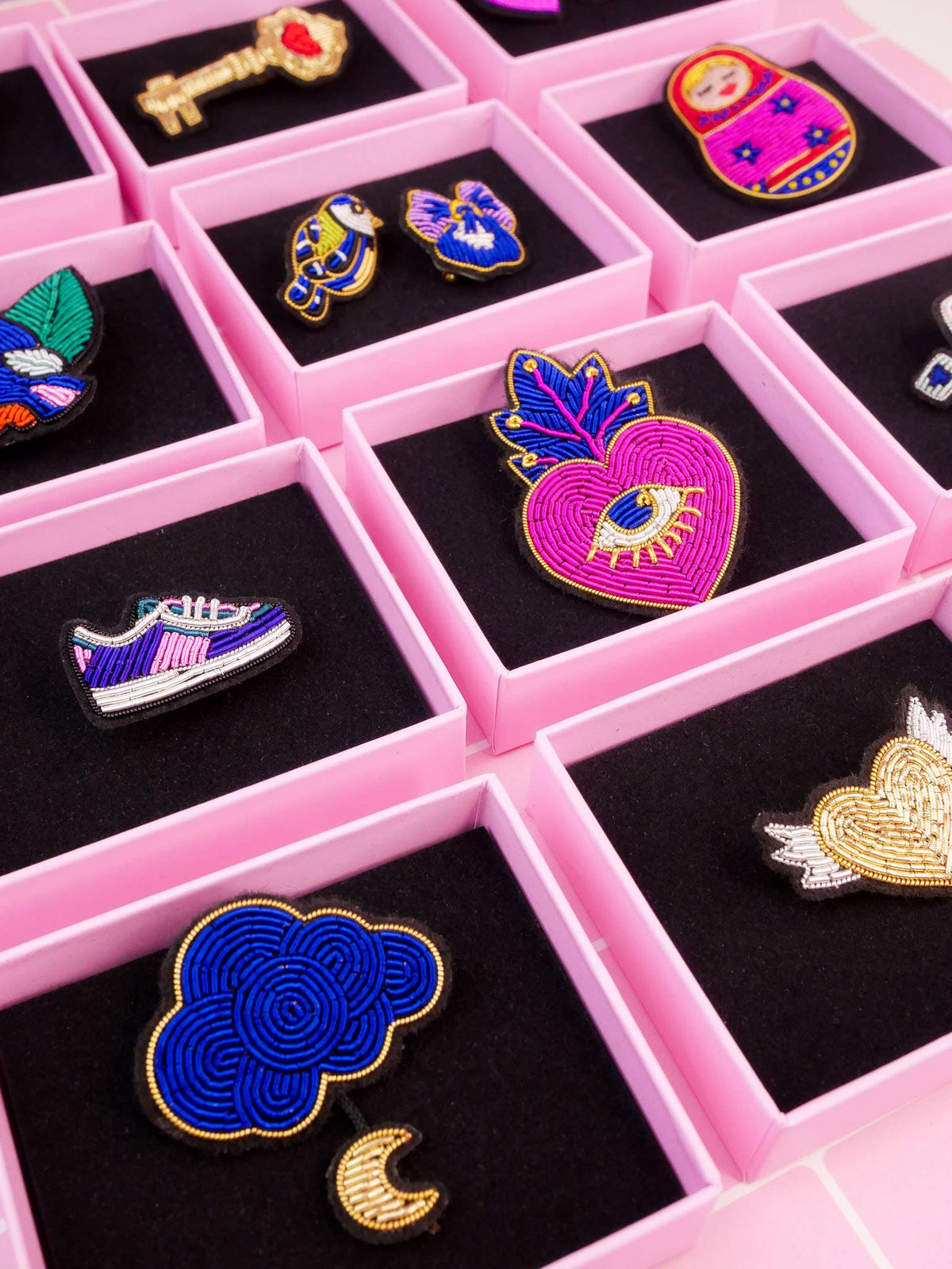 Broche Nuage & Lune | Malicieuse | Emballage | Beluga Boutique