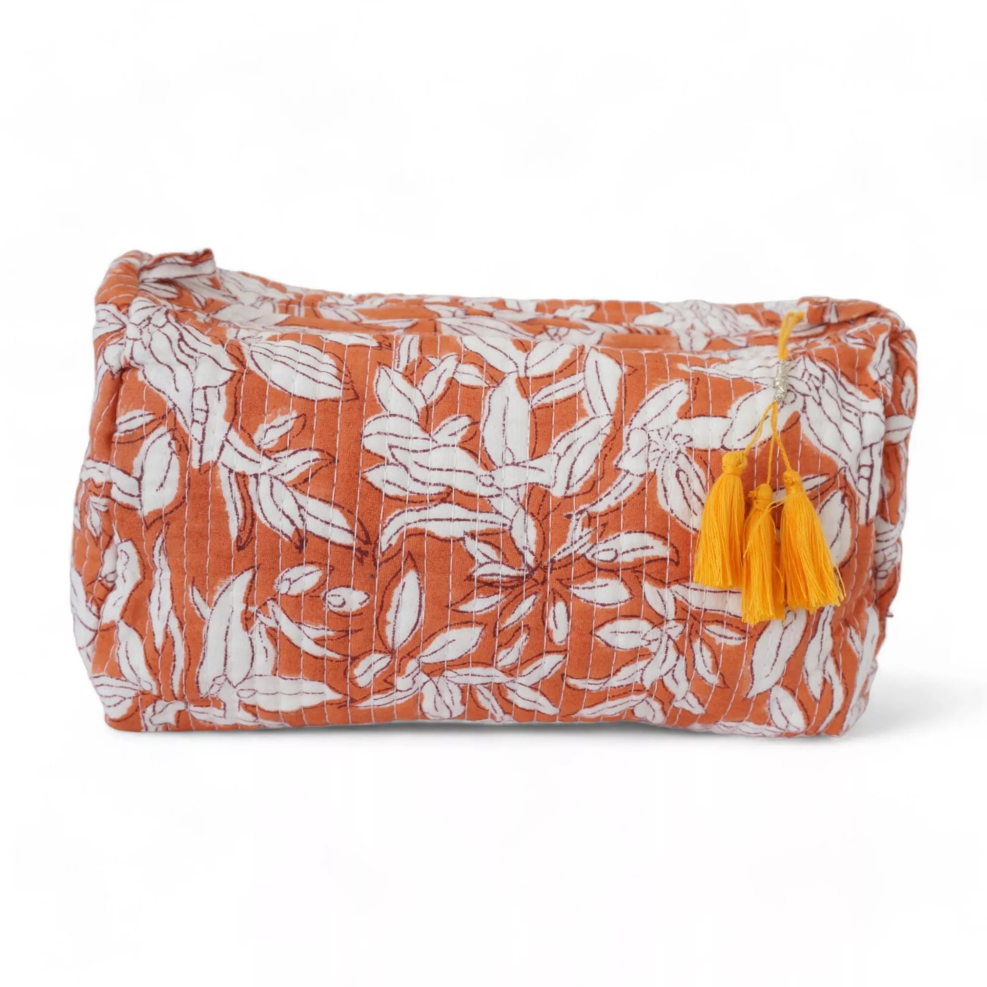 Block print decor — hand-printed patterns