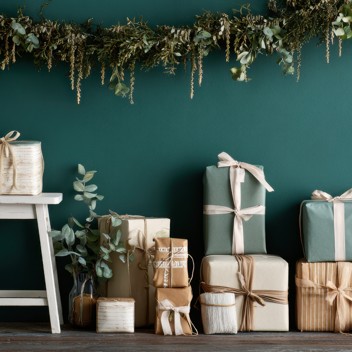 Sélection de cadeaux de Noël de décoration