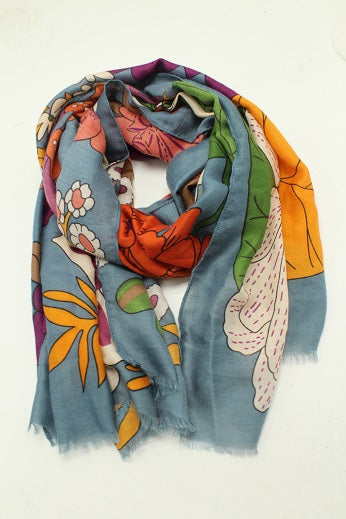 Étole Vive les fleurs | La sélection Beluga | Vue 3 | Beluga Boutique