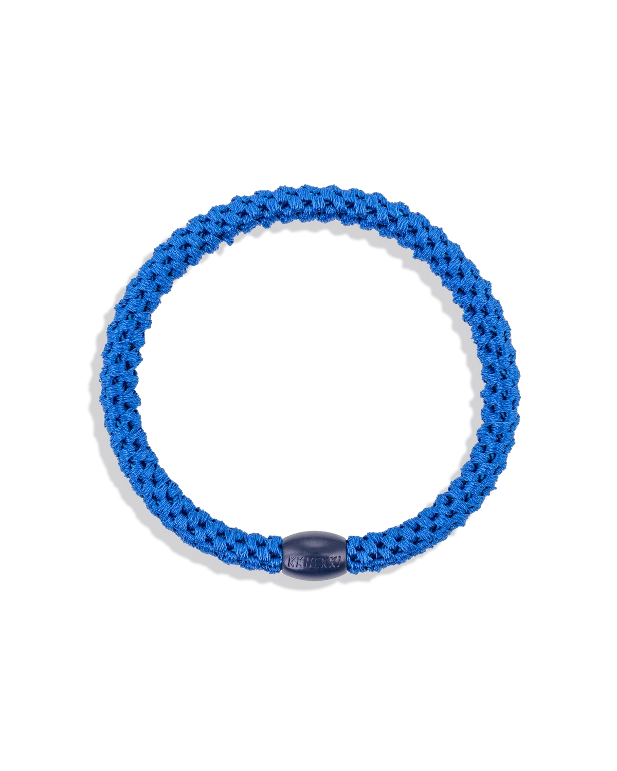KKNEKKI Slim Electric Blue Hair Tie | KKNEKKI | Main view | Beluga Boutique