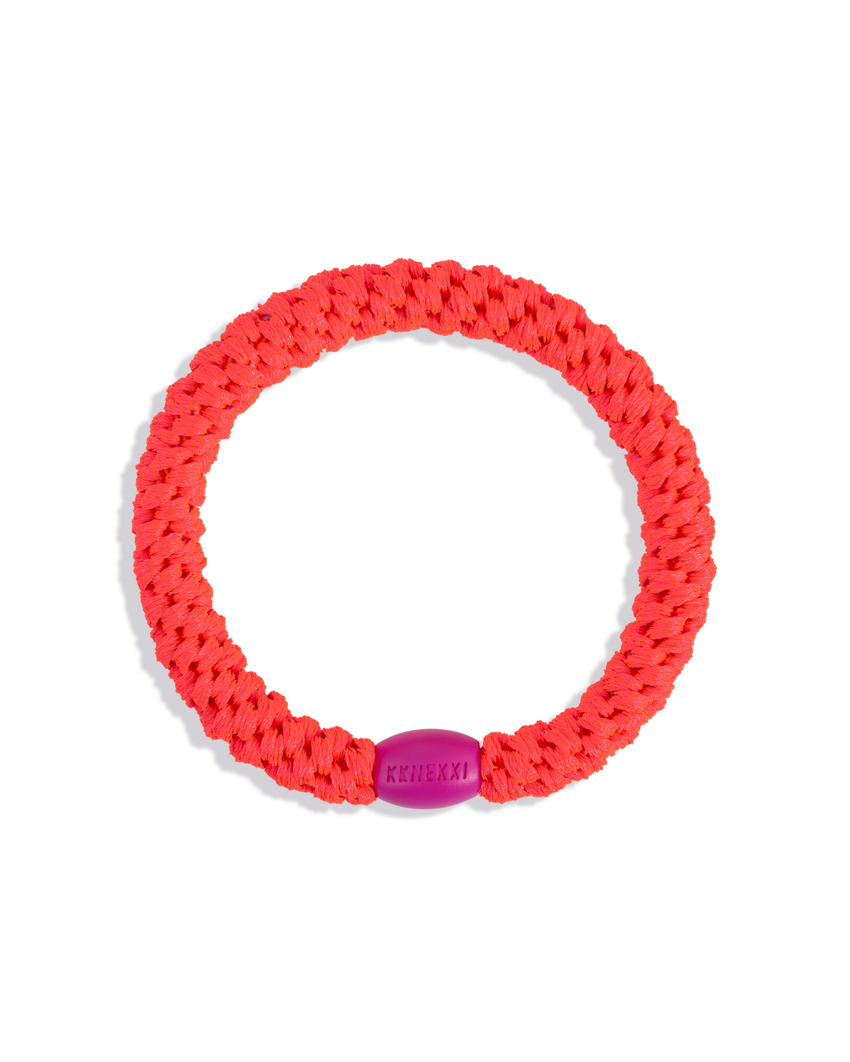 KKNEKKI Neon Pink Hair Tie | KKNEKKI | Main view | Beluga Boutique