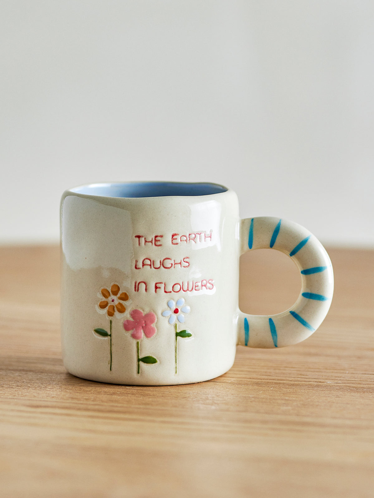 Tasse Cloudy en grès beige The Earth Laughs in Flowers | Bloomingville | Vue 6 | Beluga Boutique
