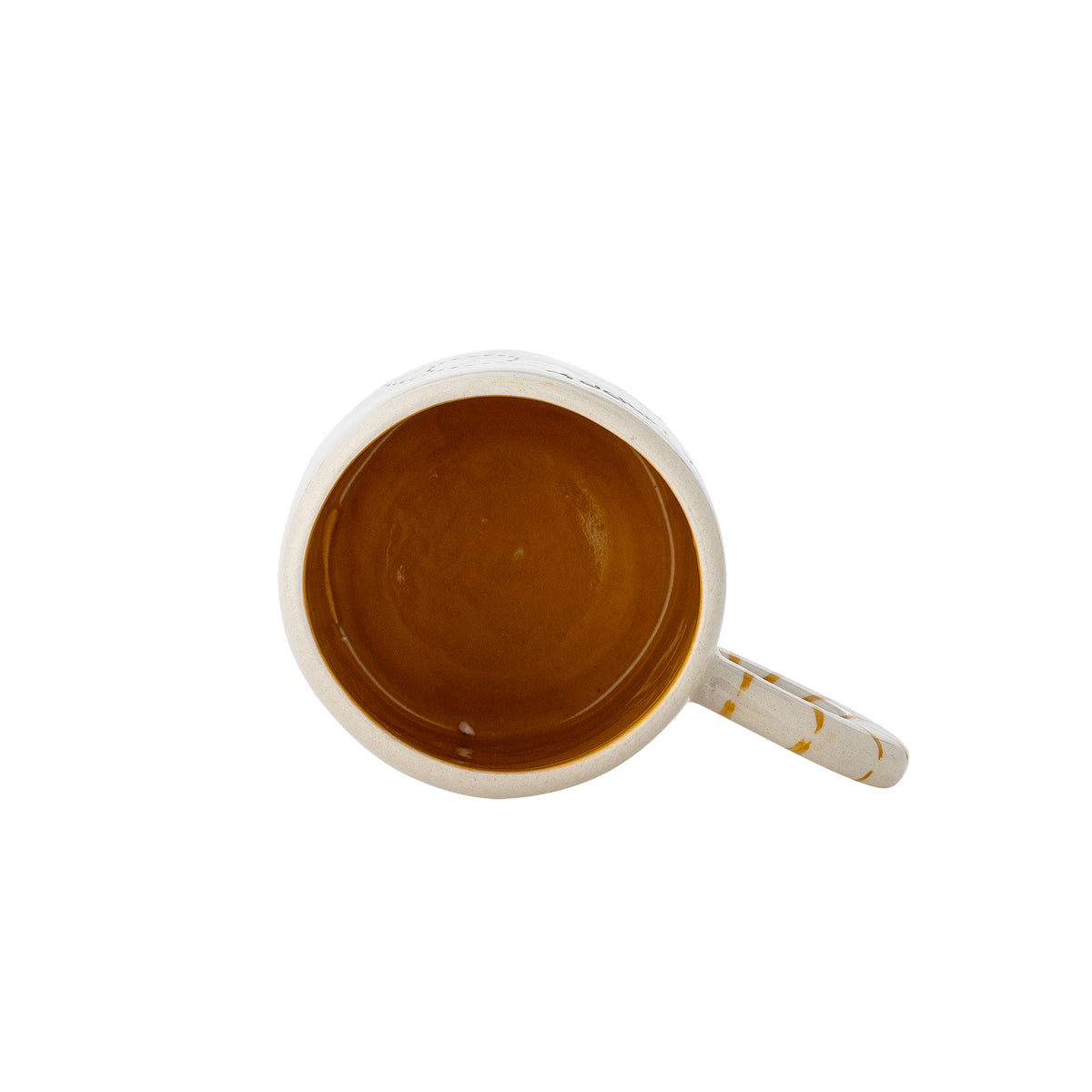 Tasse Cloudy en grès beige Bee Happy | Bloomingville | Vue 2 | Beluga Boutique