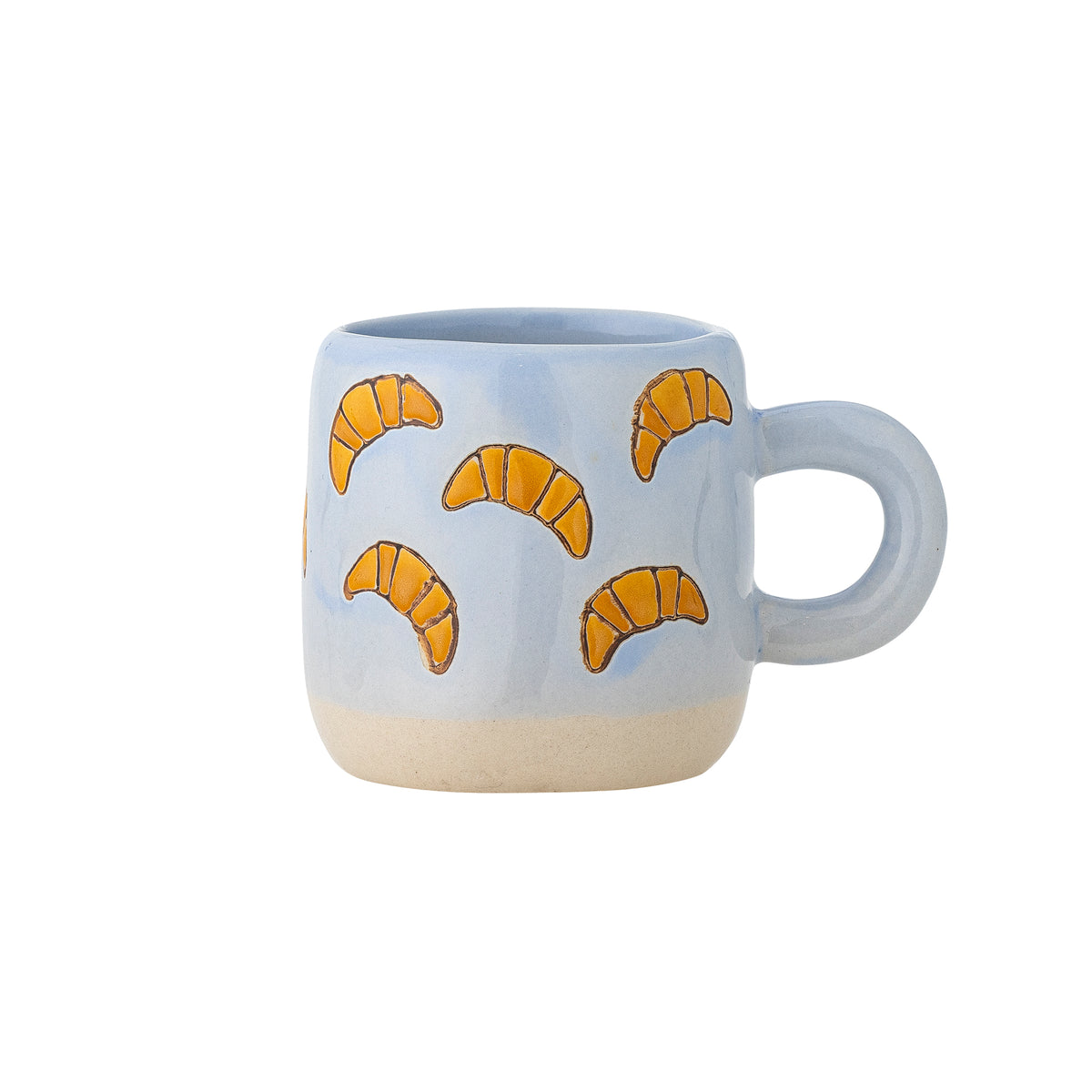Tasse Millie en grès bleu ciel à croissants | Bloomingville | Vue principale | Beluga Boutique