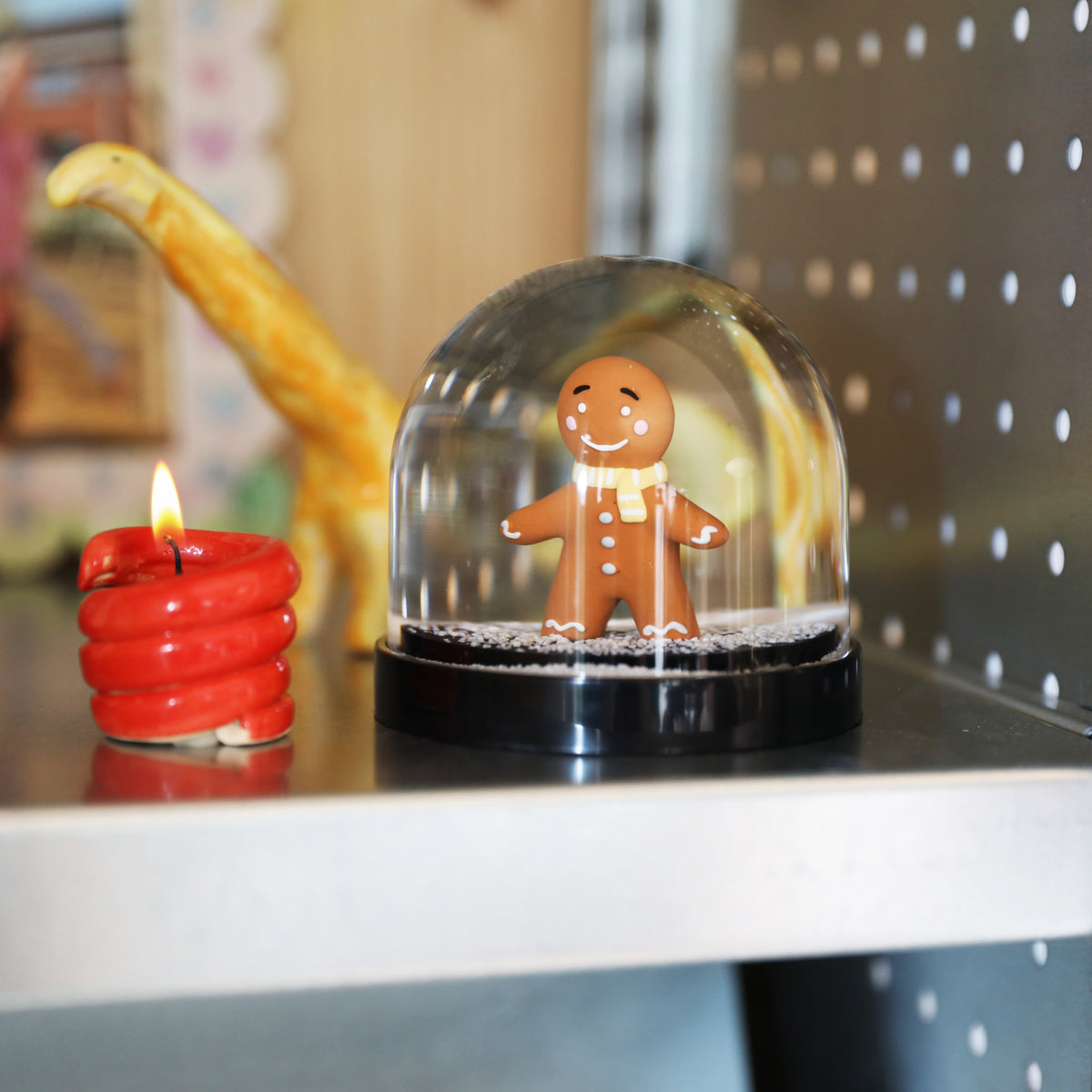 &Klevering Wonderball Gingerbread Man Snow Globe | &Klevering | Main view | Beluga Boutique
