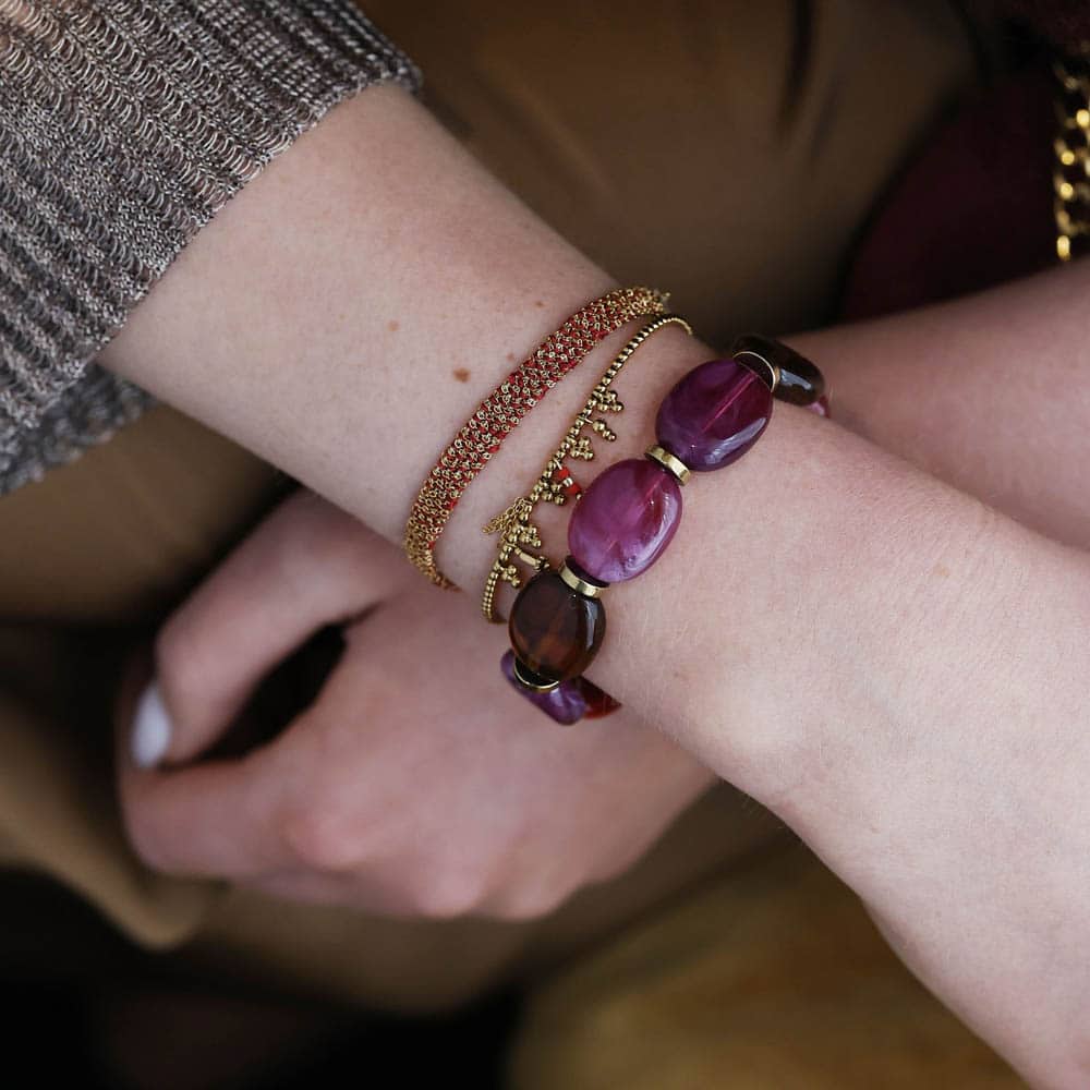Sillya Stainless Steel Charm Bracelet | La sélection Beluga | View 2 | Beluga Boutique