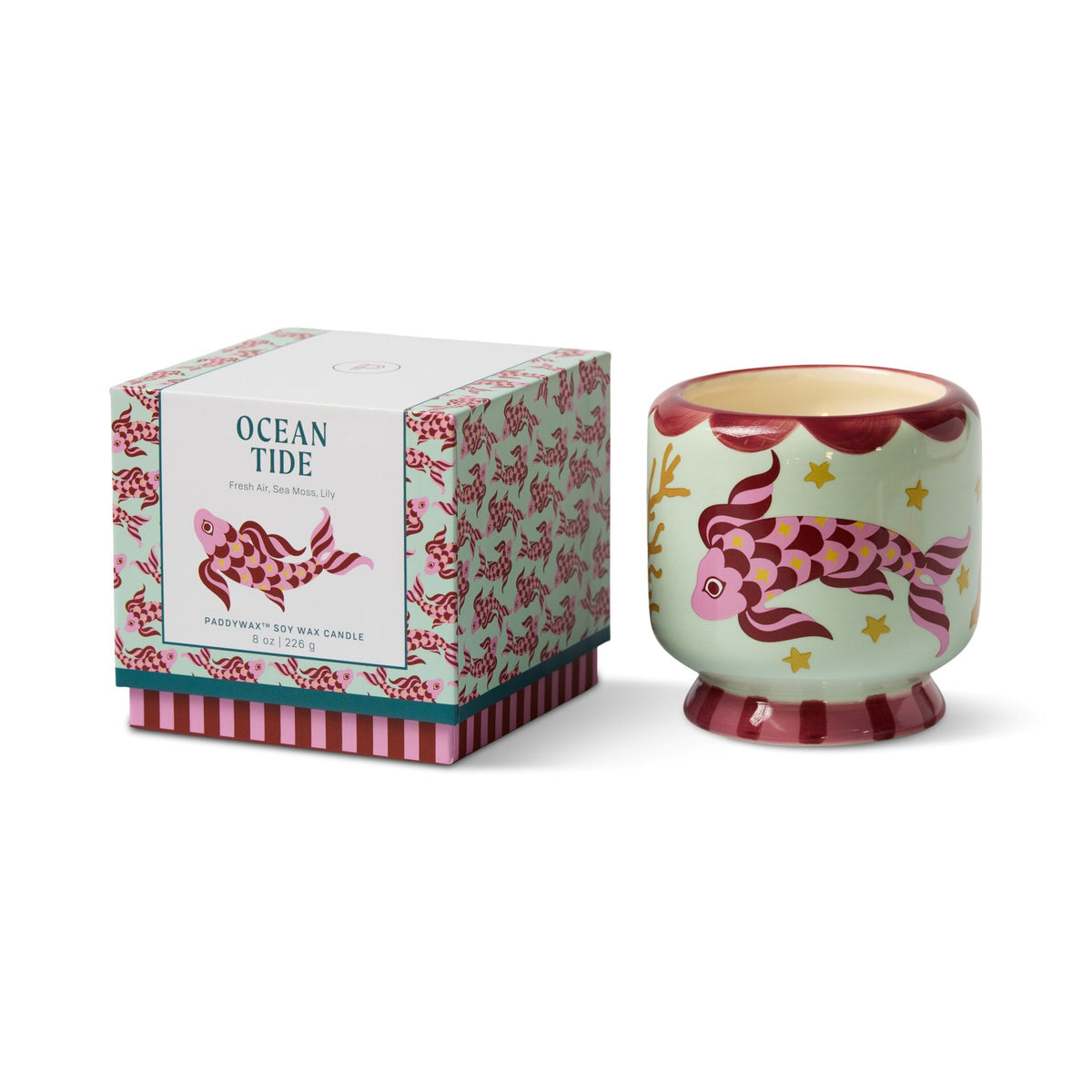Bougie A Dopo Poissons koï, sel marin et sauge, 226 g | La sélection Beluga | Vue principale | Beluga Boutique