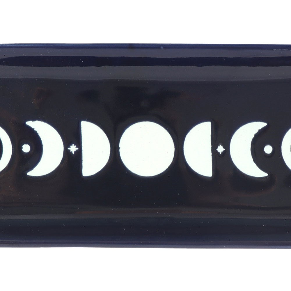 Vide-poche phases de lune bleu nuit en céramique (vue 2), Something Different | Beluga Boutique