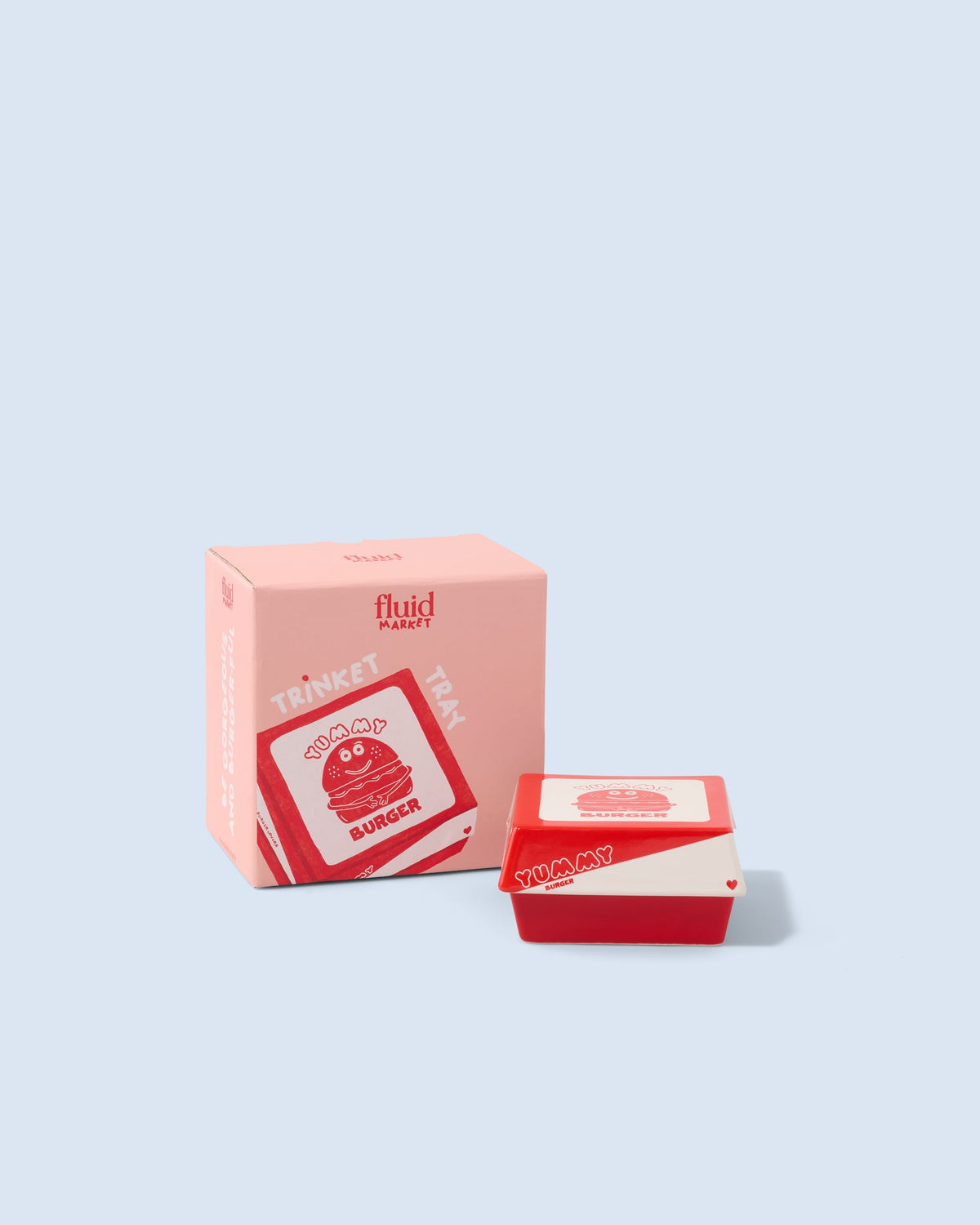 Fluid Market Burger Trinket Tray | Fluid Market | Packaging | Beluga Boutique
