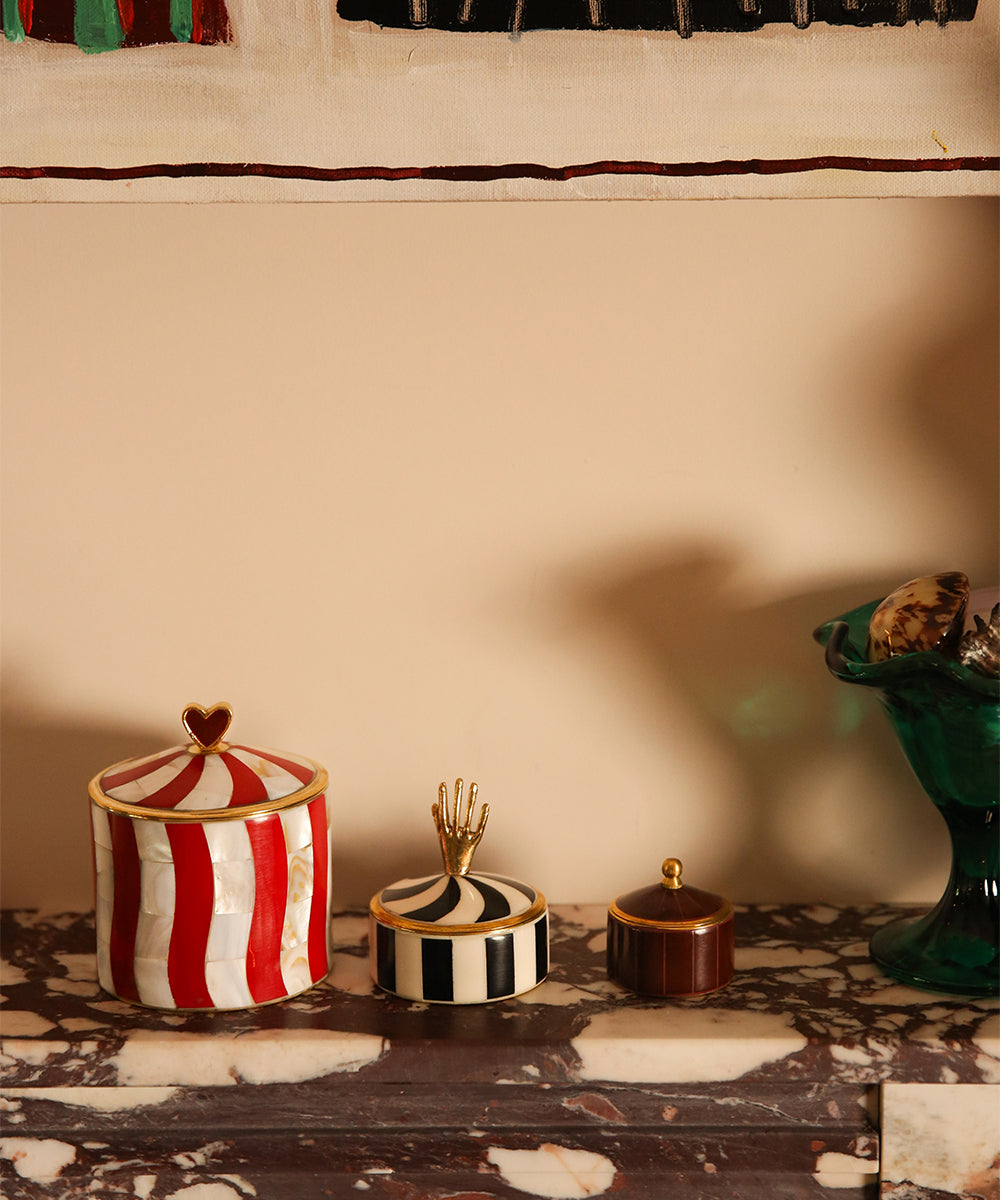 Doing Goods Bailey Circus Box Small Burgundy | Doing Goods | Seasonal styling | Beluga Boutique