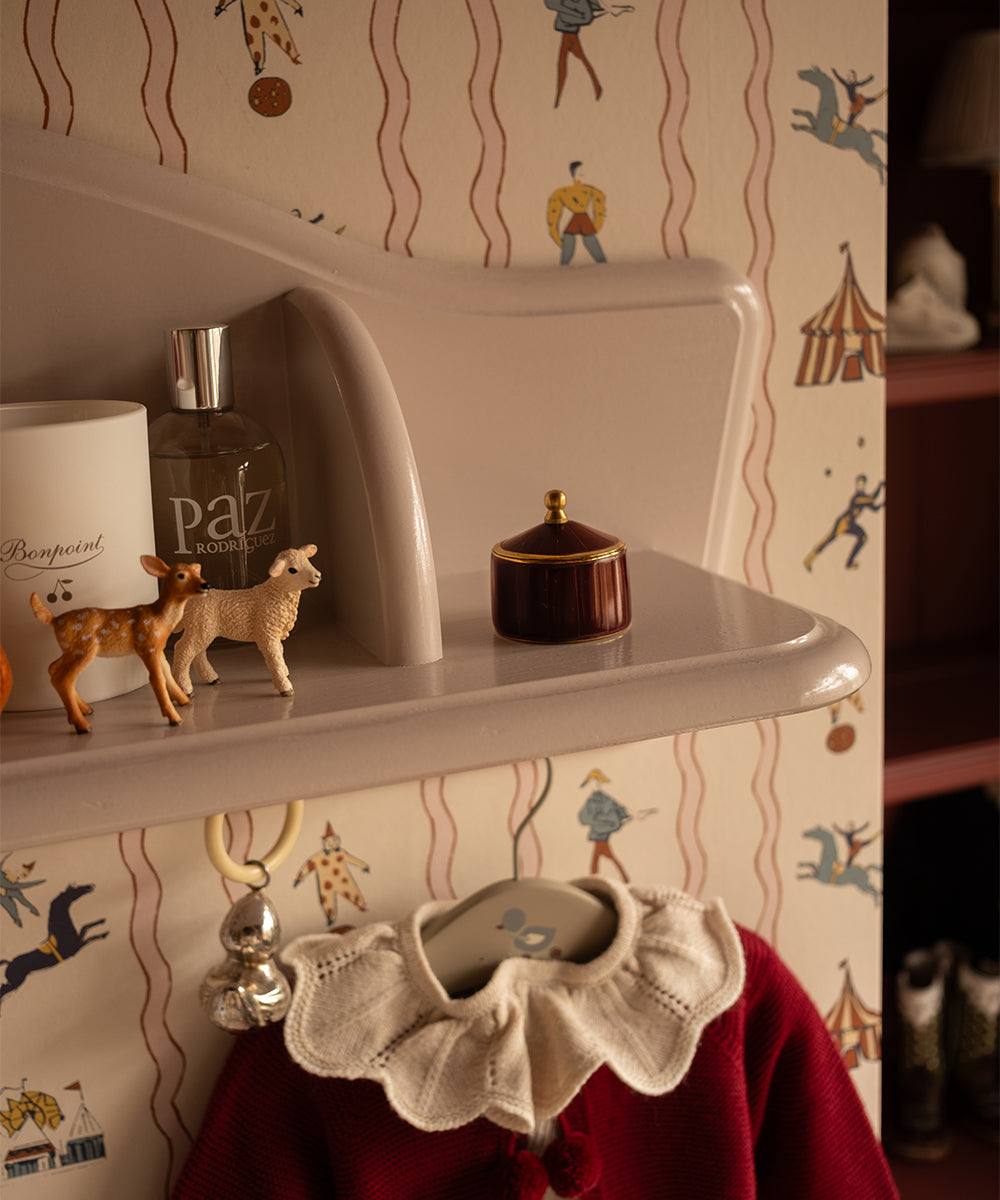 Doing Goods Bailey Circus Box Small Burgundy | Doing Goods | Styled decor | Beluga Boutique