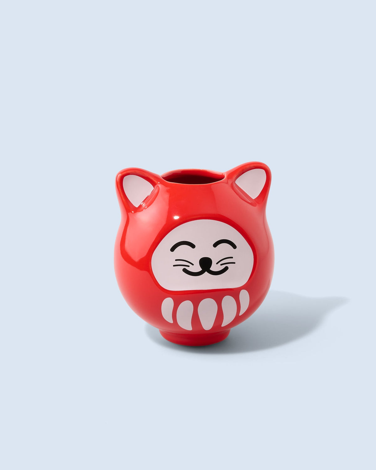 Vase Daruma en céramique | Fluid Market | Vue principale | Beluga Boutique