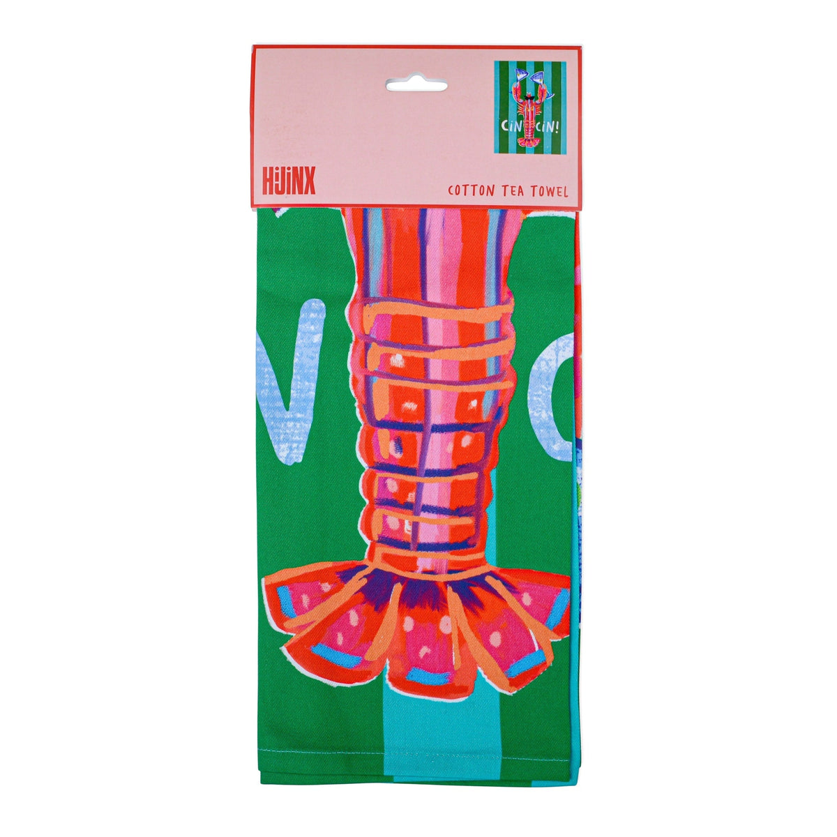 Torchon en coton Homard Cin Cin — La sélection Beluga