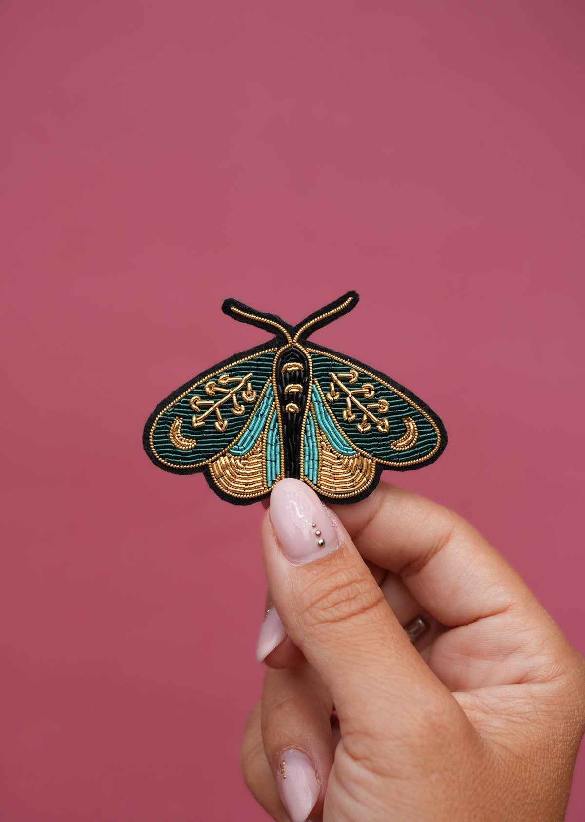 Broche Papillon de Lune | Malicieuse | Vue 3 | Beluga Boutique