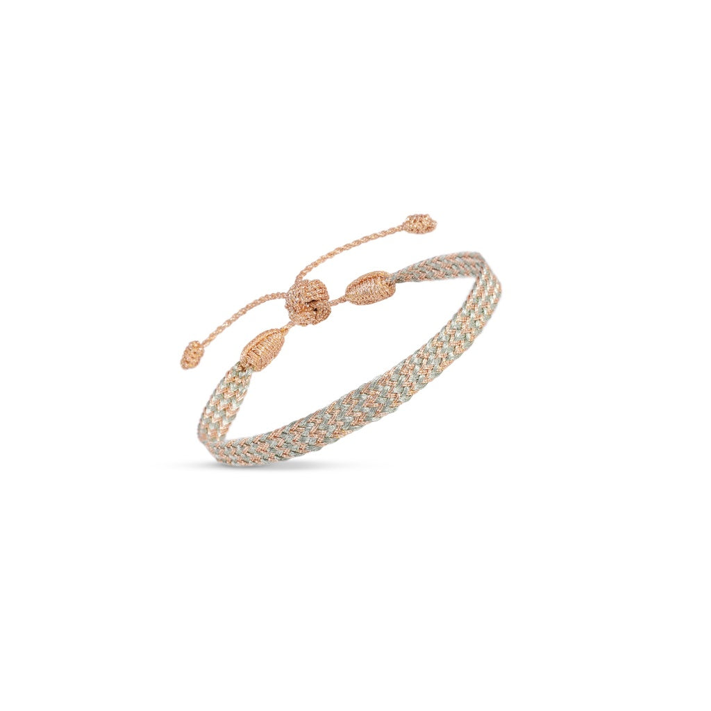 Bracelet Ania n°2 Maaÿaz, coloris pêche sauge