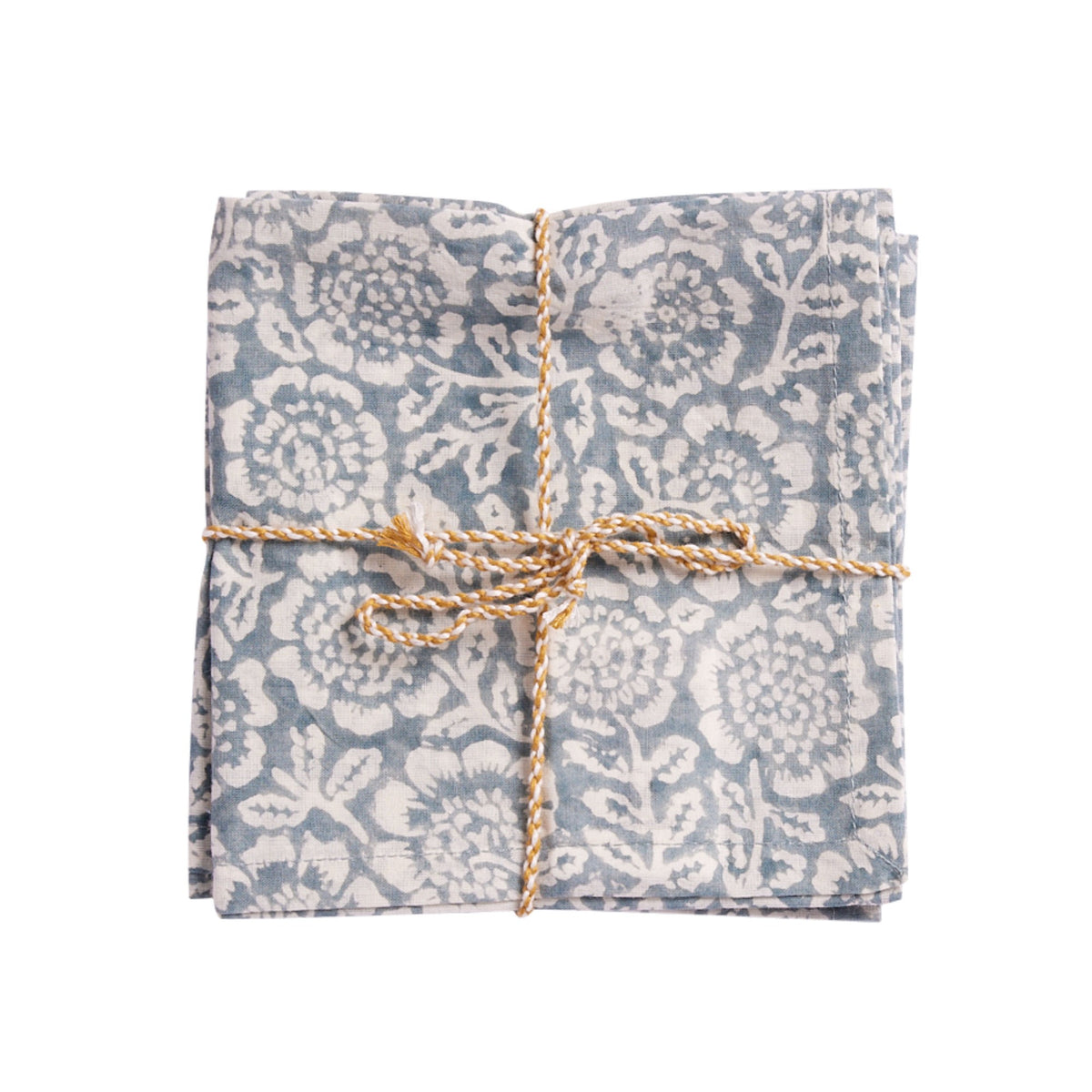 Serviettes de table Kamala bleu (lot de 2) | Bonheur du Jour | Vue principale | Beluga Boutique