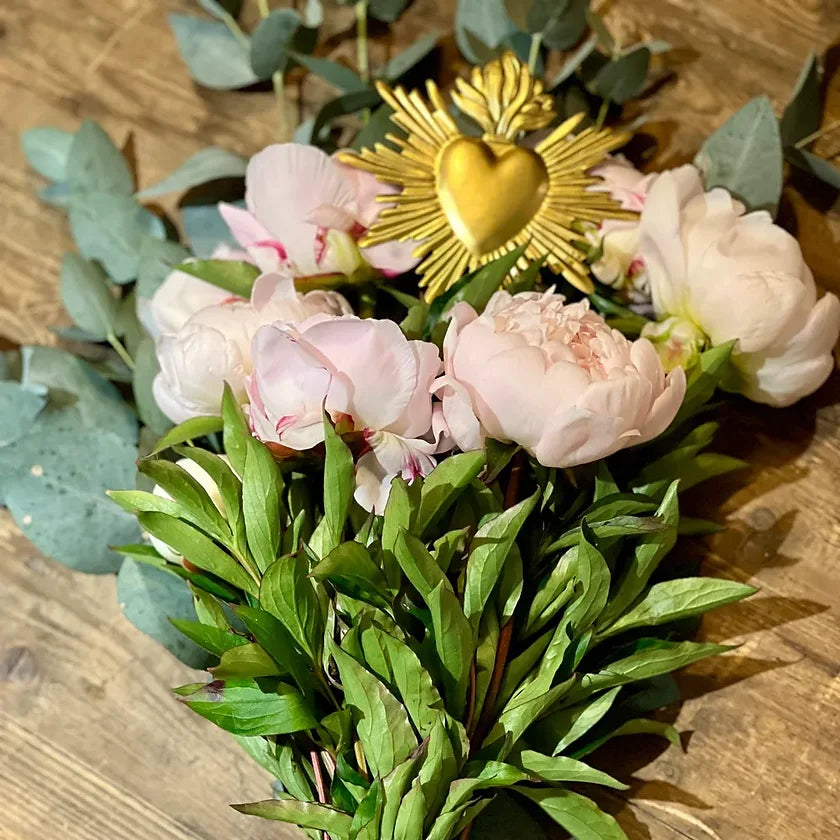 Bijou de bouquet Coeur sacré