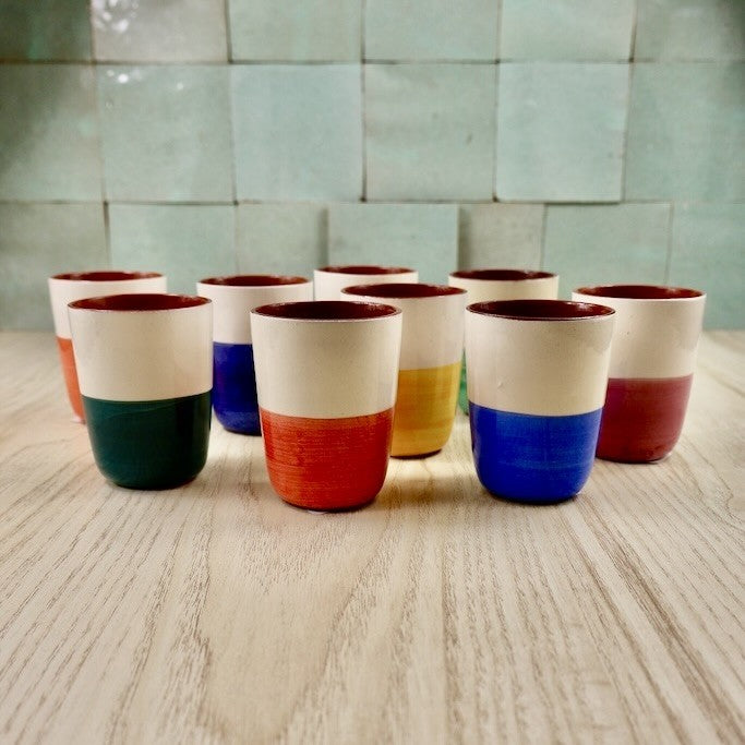 Tasse à espresso bicolore