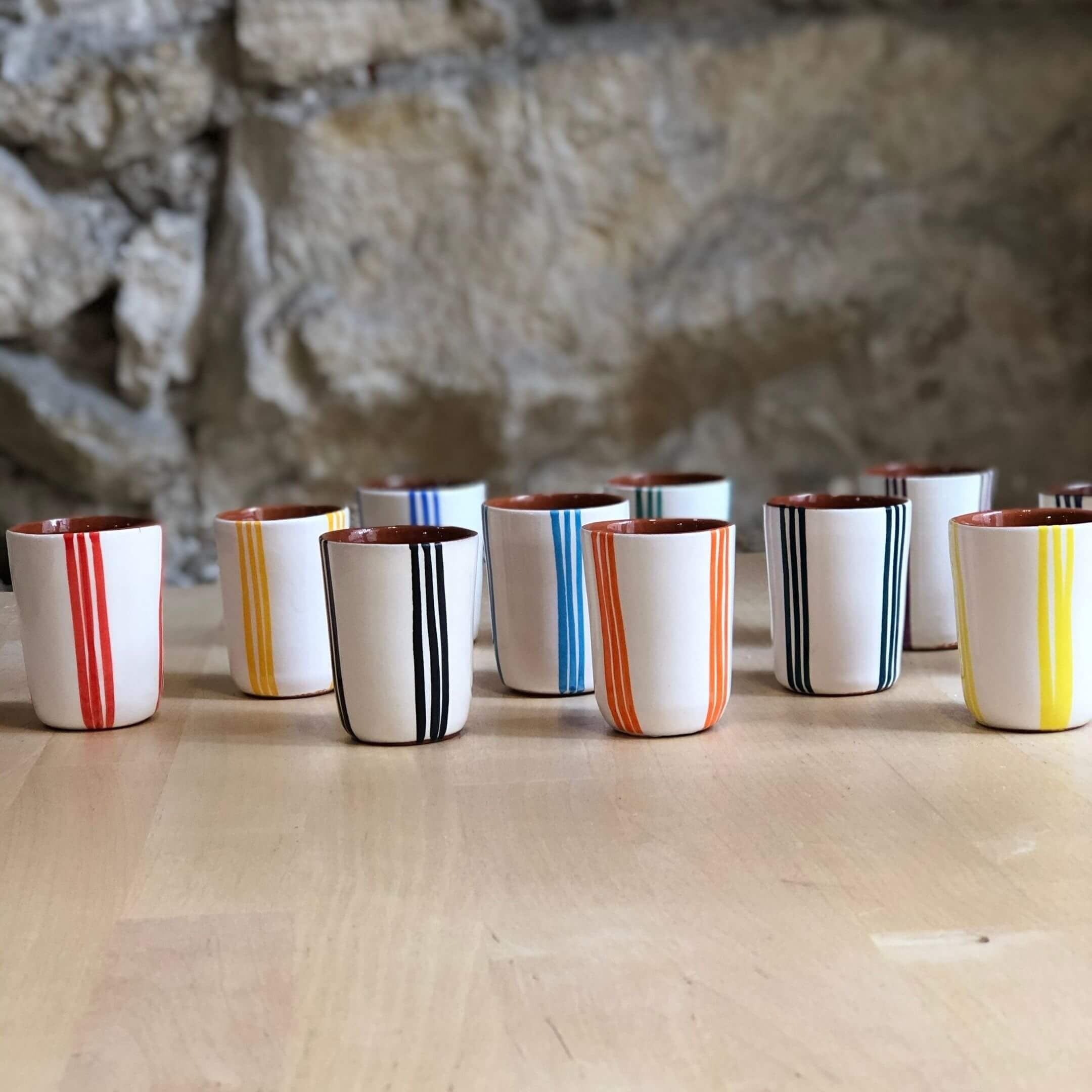 Tasse à espresso Banda rayures