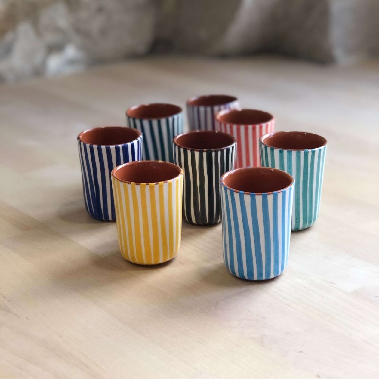 Tasse à espresso rayures