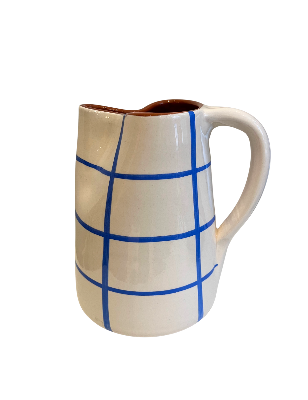 Pichet 1 litre quadrillé