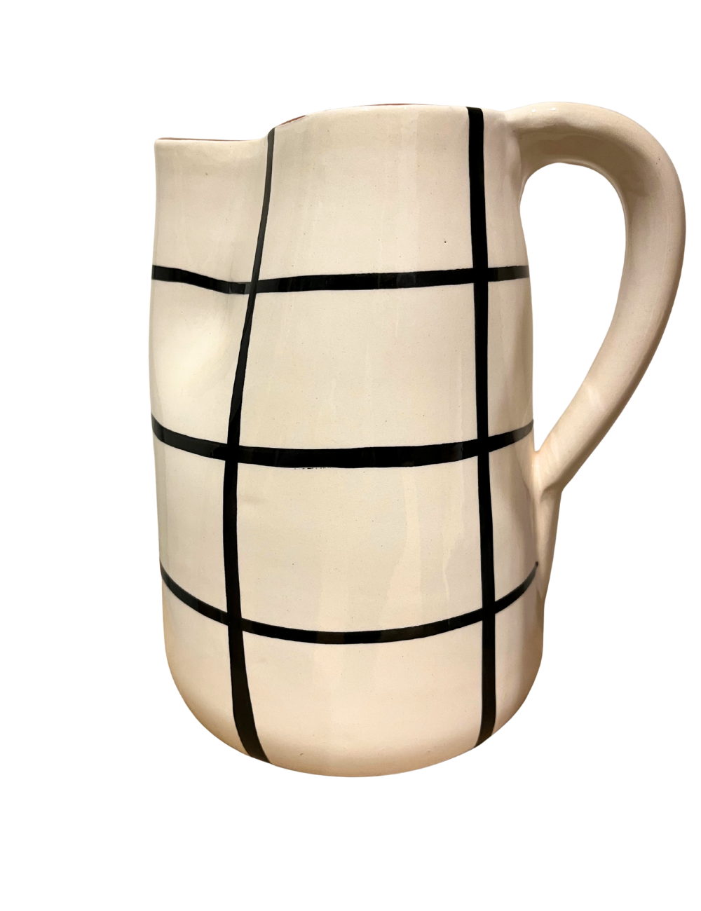 Pichet 1 litre quadrillé