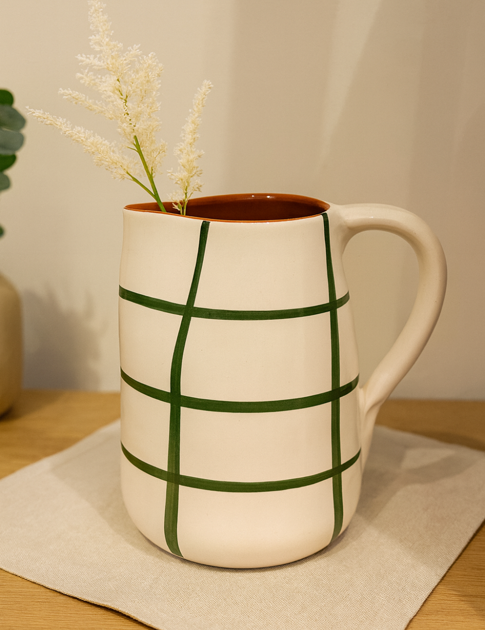 Pichet 1 litre quadrillé