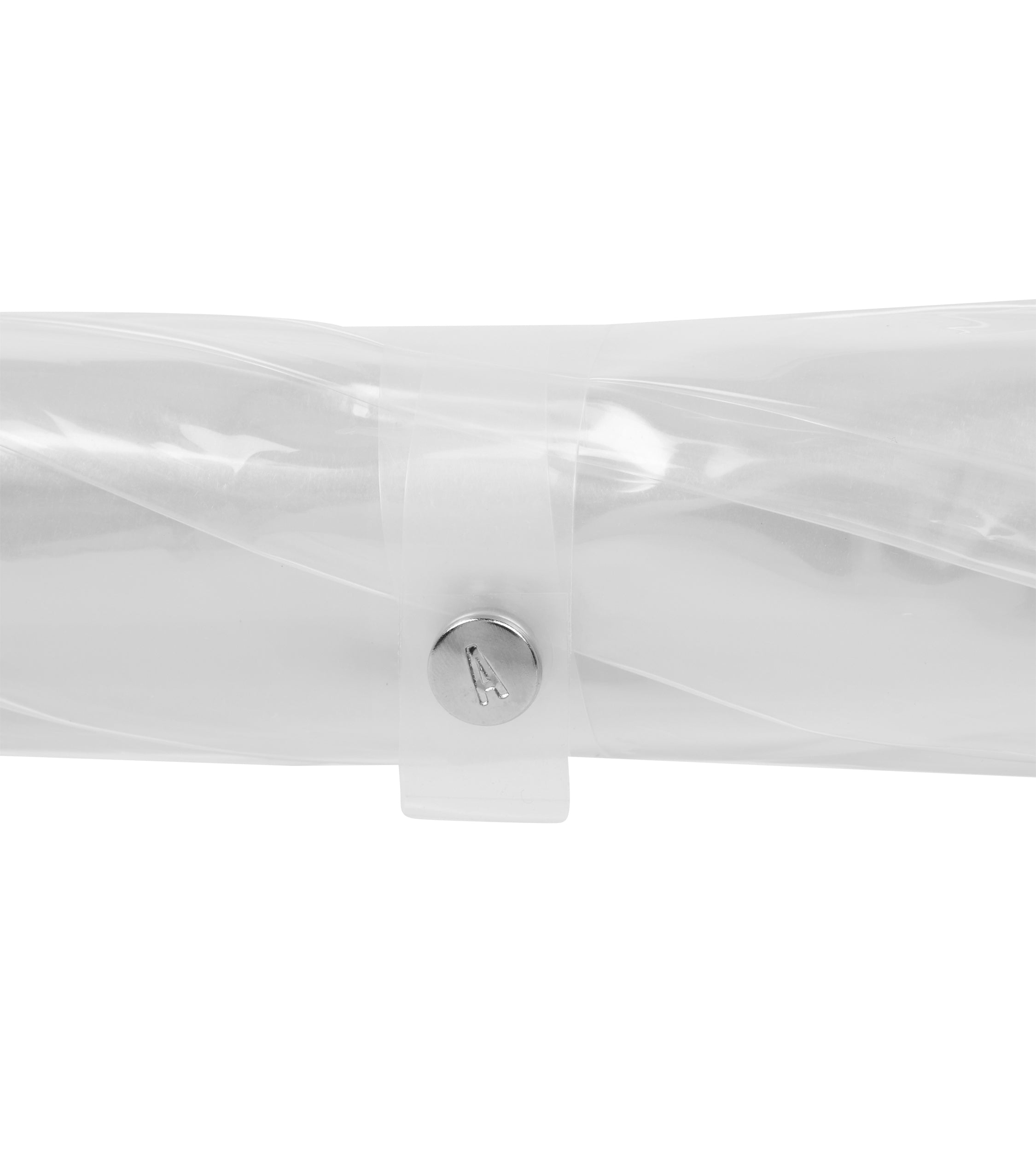 Parapluie cloche transparant avec ganse sauge