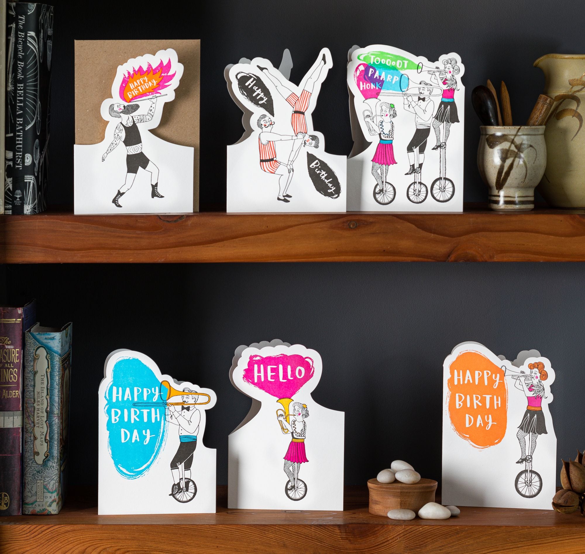 Carte Happy Birthday Acrobats