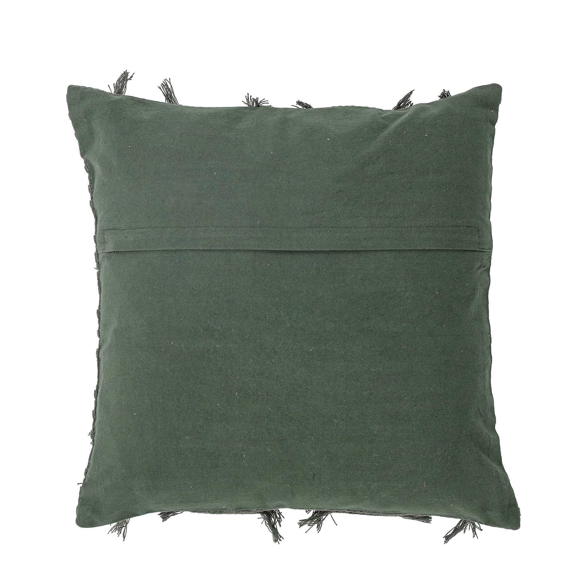 Coussin en coton vert Gyta