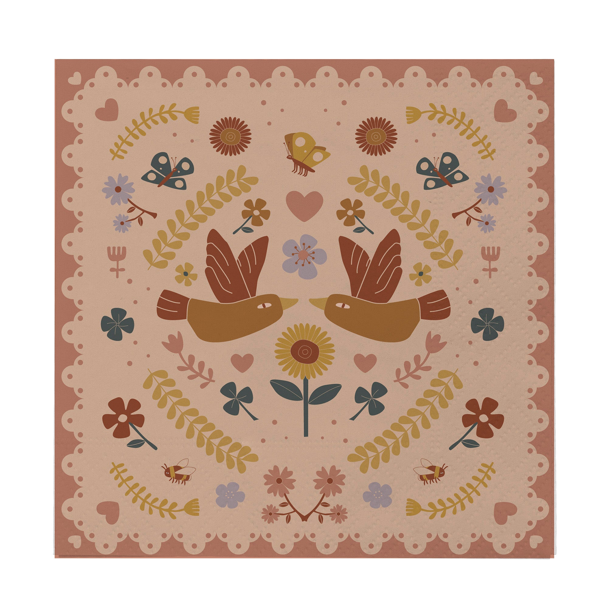 Serviette en papier FSC marron Bryn