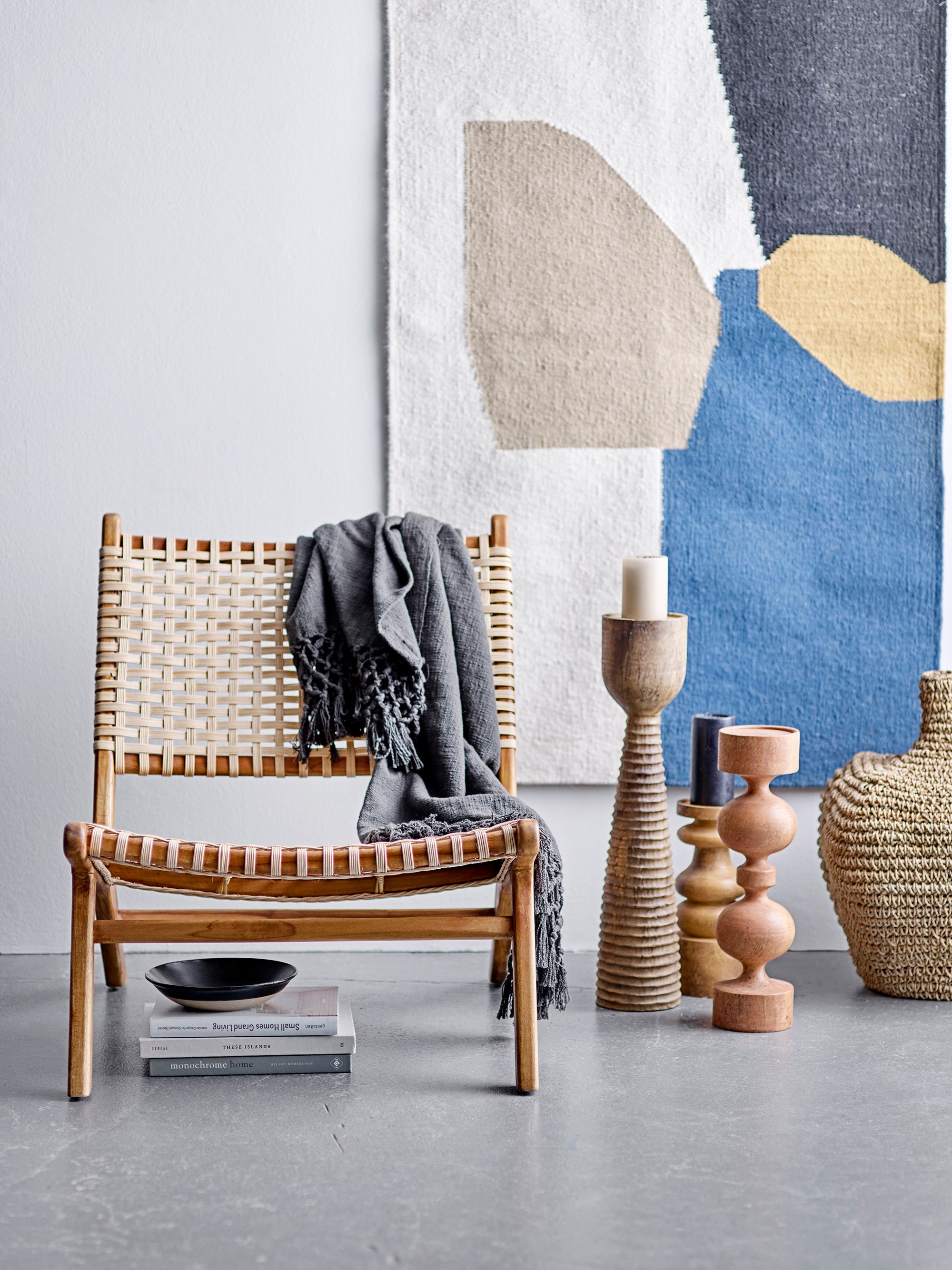 Bougie Anja couleur noir vert