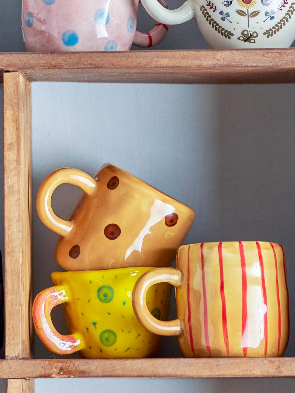 Tasse Nini en grès jaune