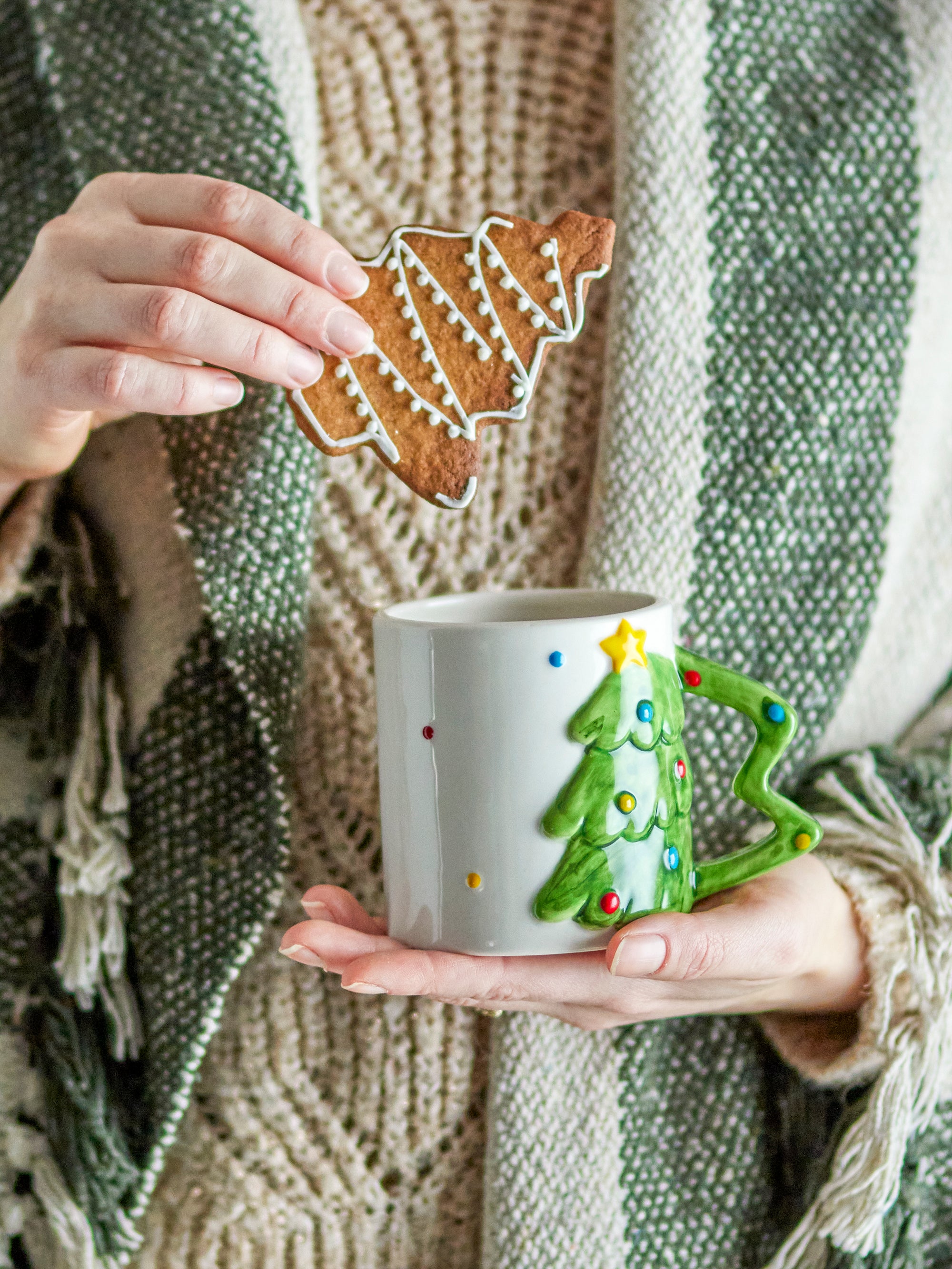 Mug de Noël Ginnie en grès