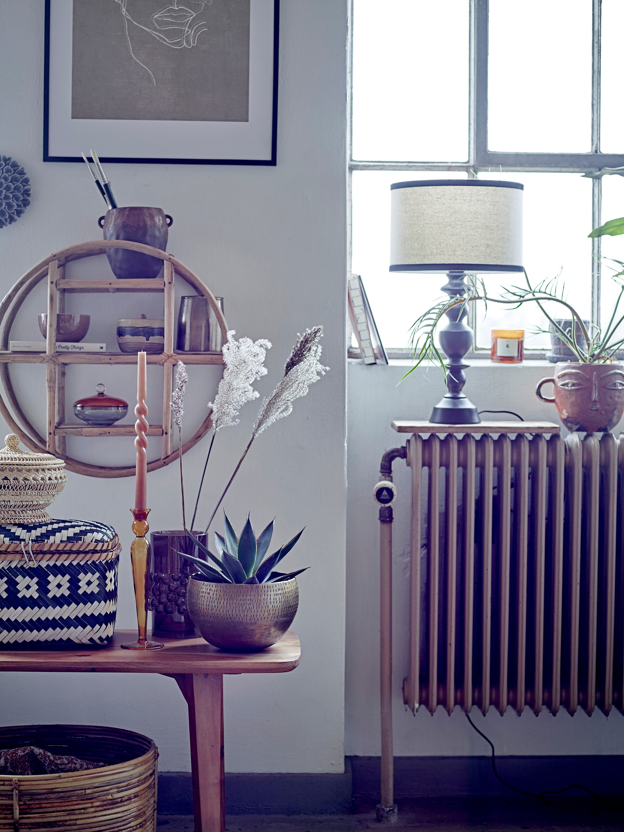 Bougie Twist, marron