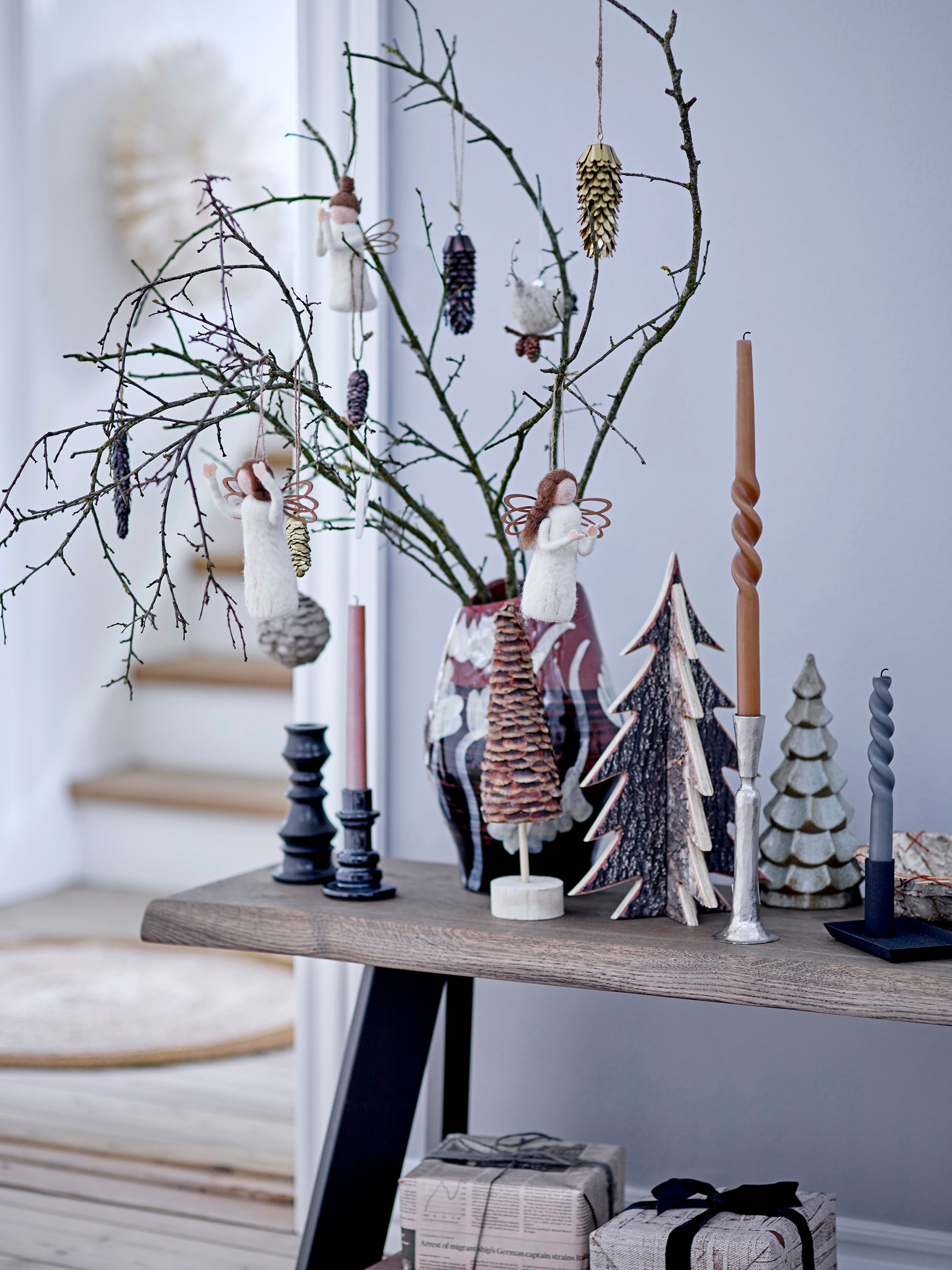 Bougie Twist, marron