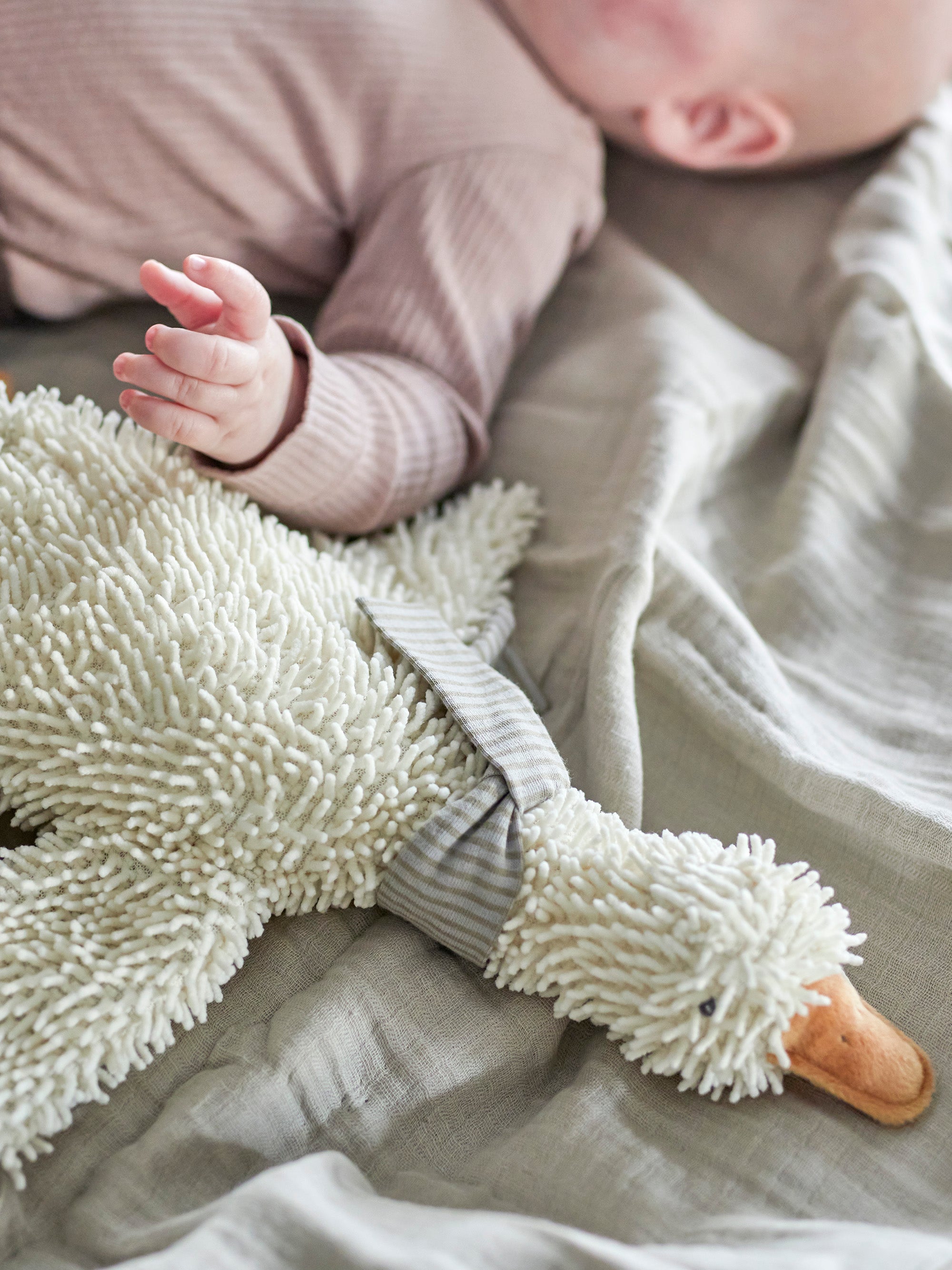 Jouet en peluche blanc Gaspard