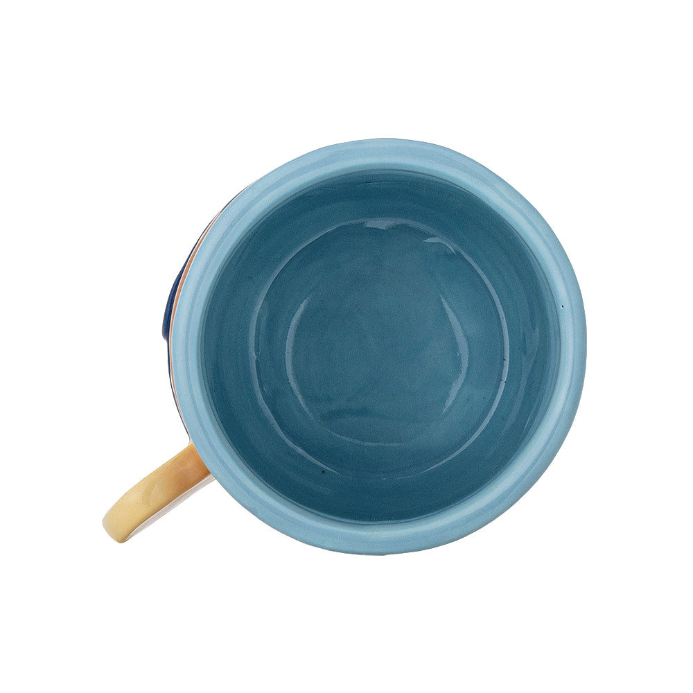 Tasse Willy en grès multicolore, rose