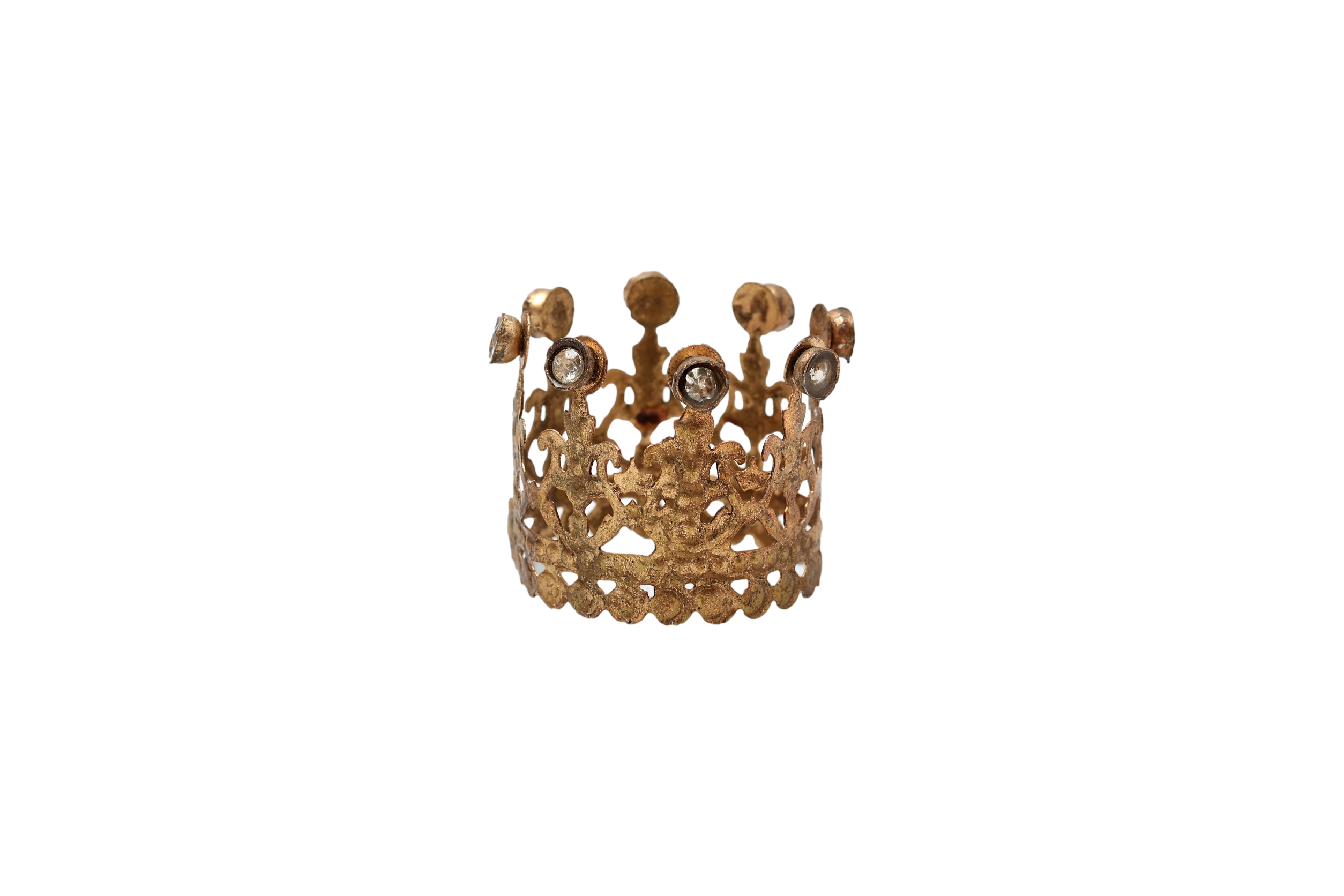 Mini rhinestone crown