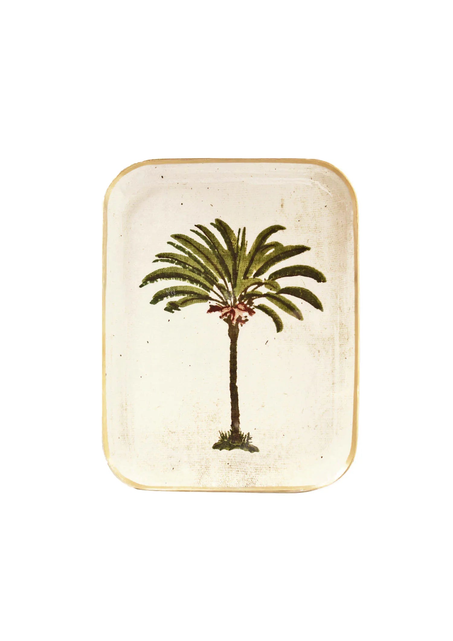 Demi plateau palmier