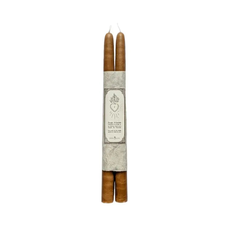 Bougies 30 cm couleur carbone (lot de 2)