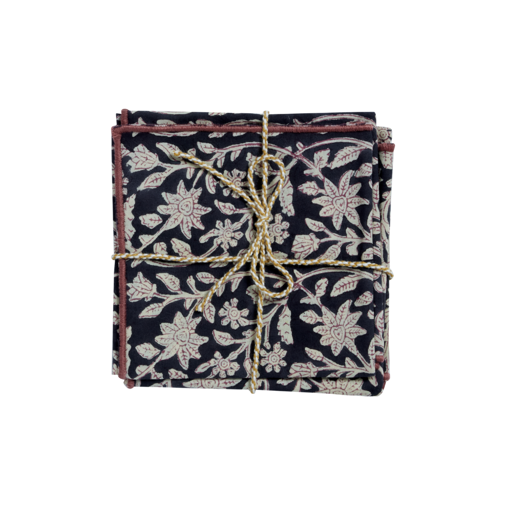 Serviettes de table Goa indigo (lot de 2)