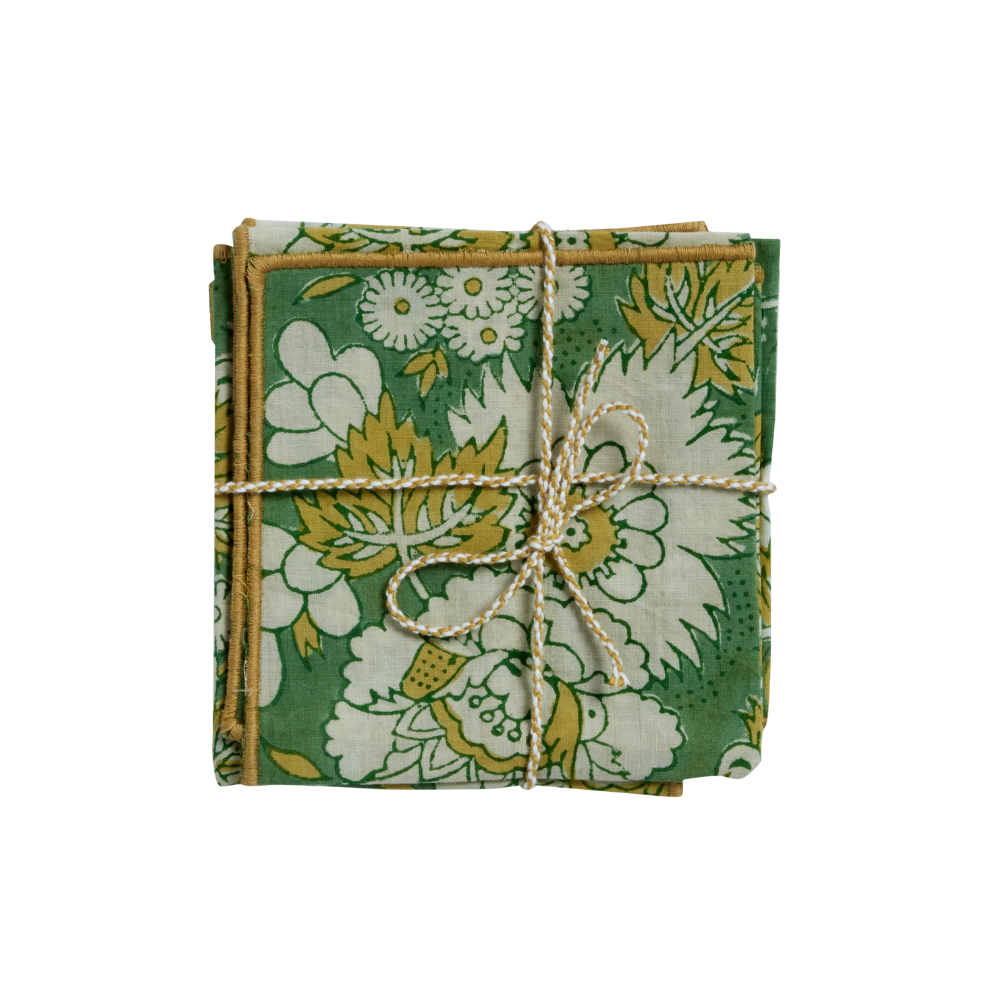 Serviettes de table Vishnu vert (lot de 2)
