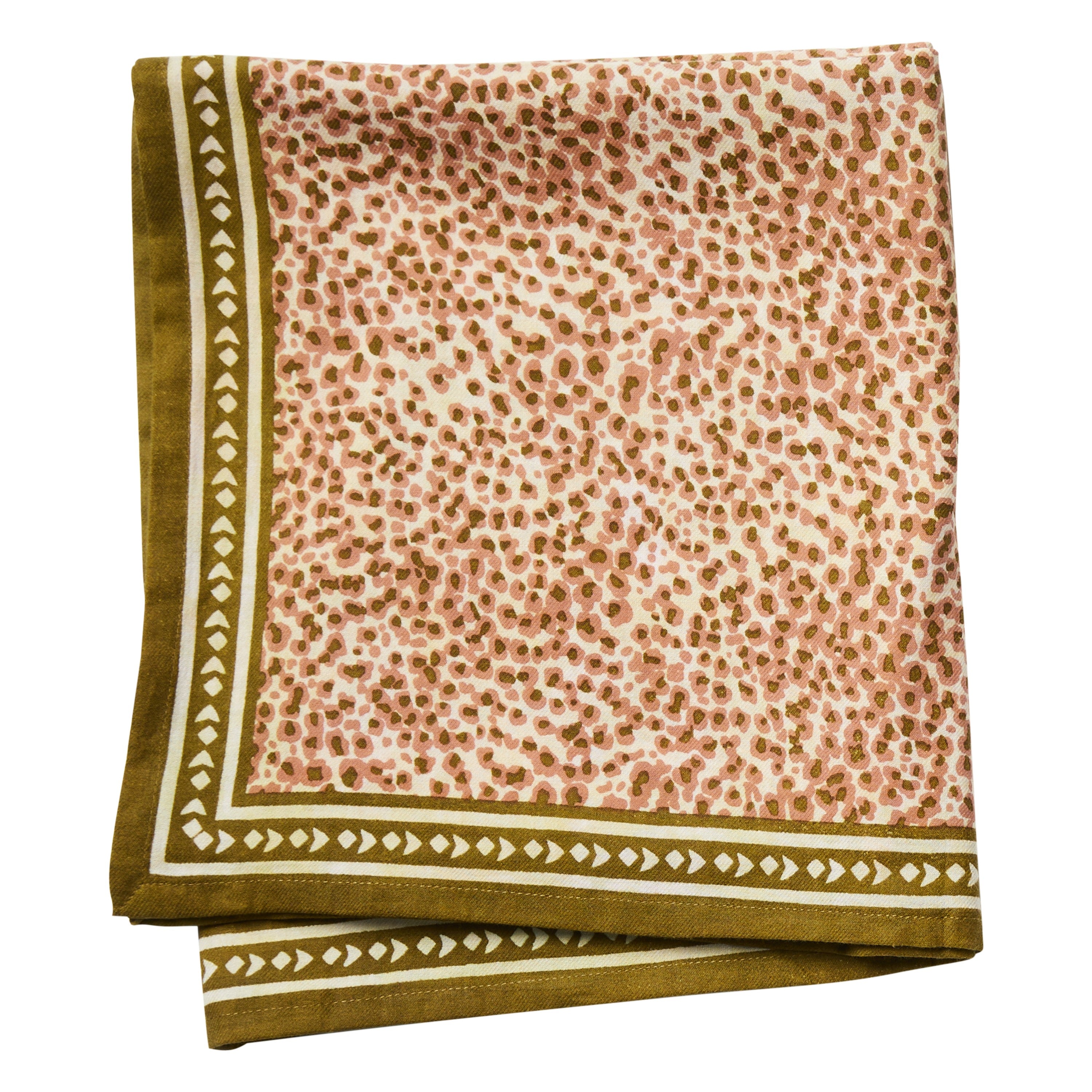 Foulard Indien Savane rosée