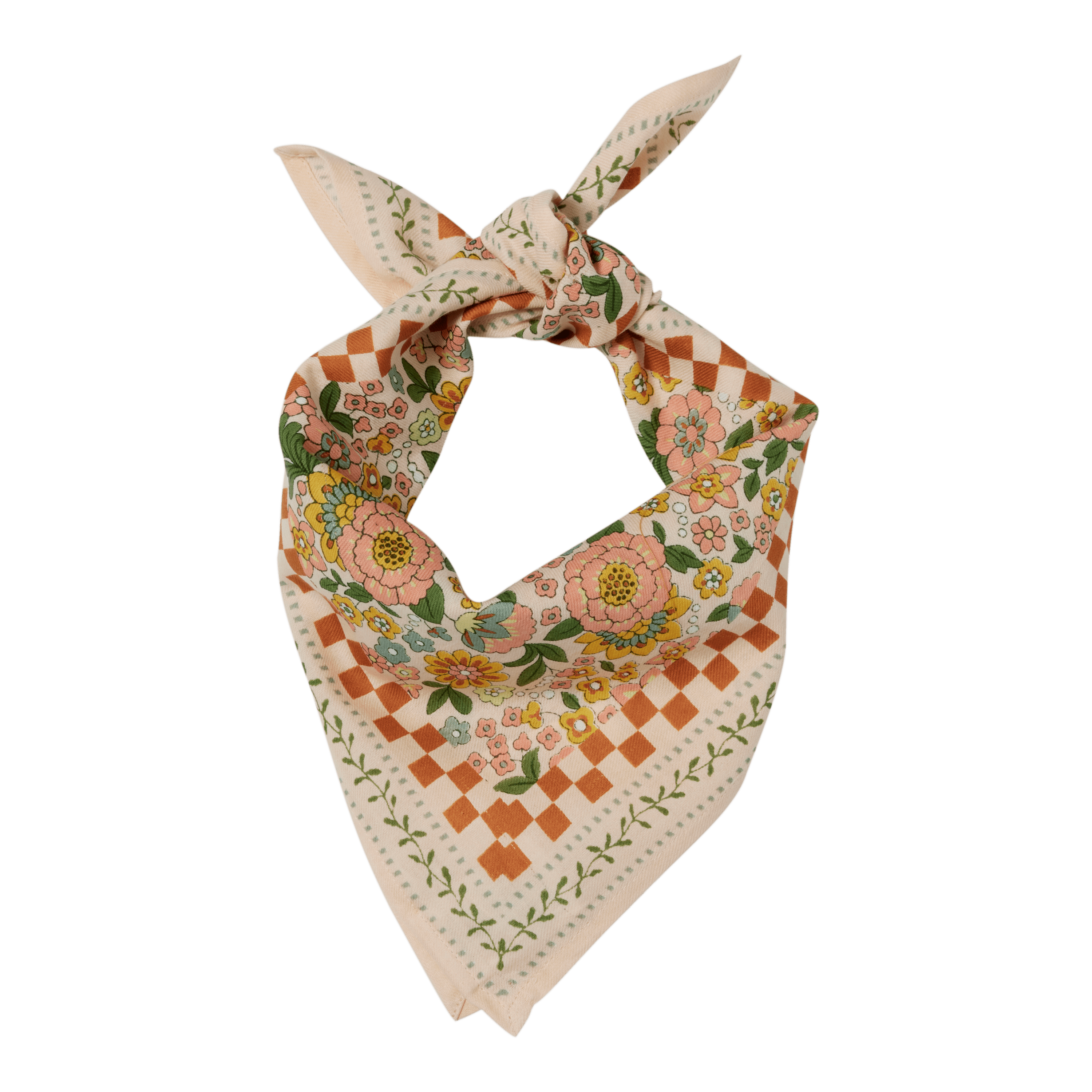 Petit foulard Amaia rose corail