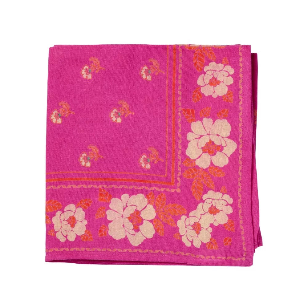 Foulard Indien Nur camélia