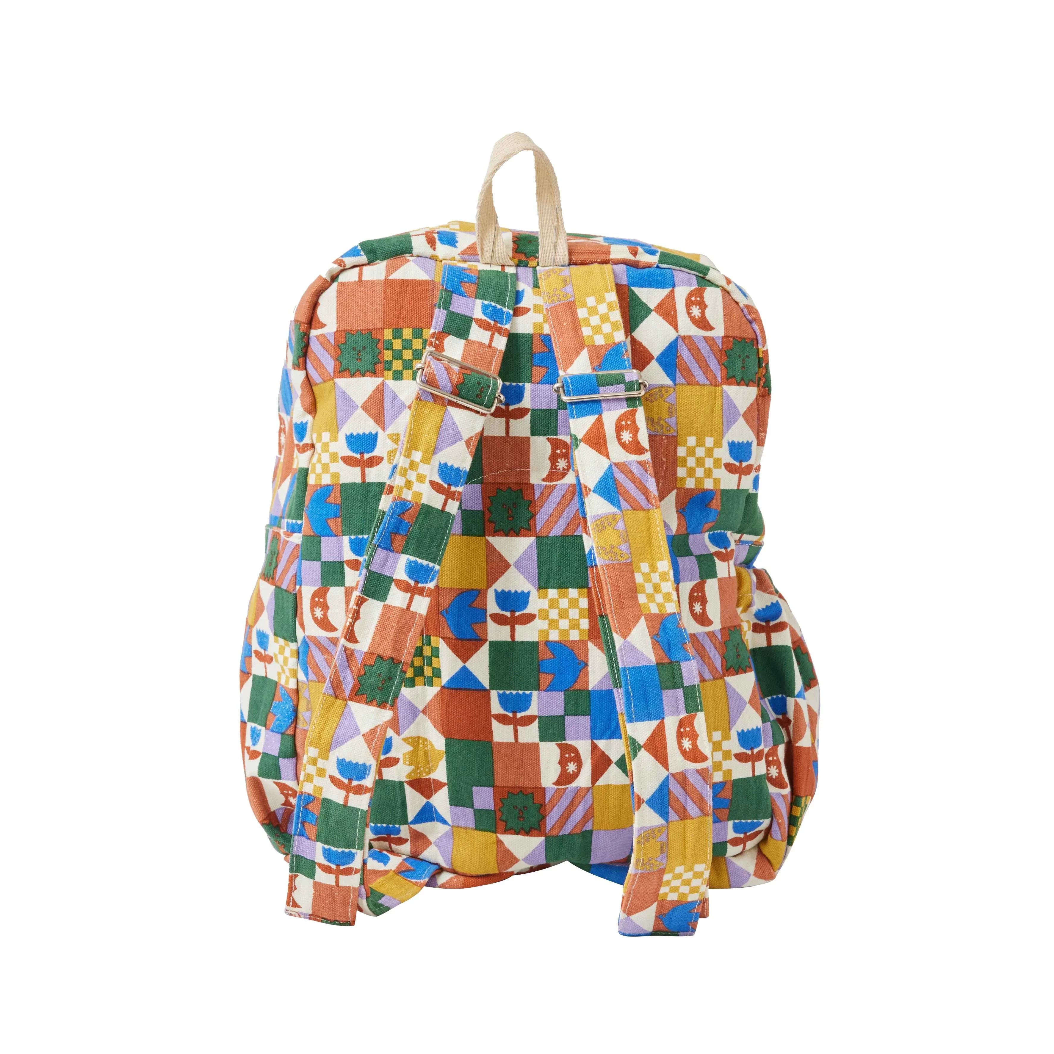 Sac à dos Biscotto Patchy bleu