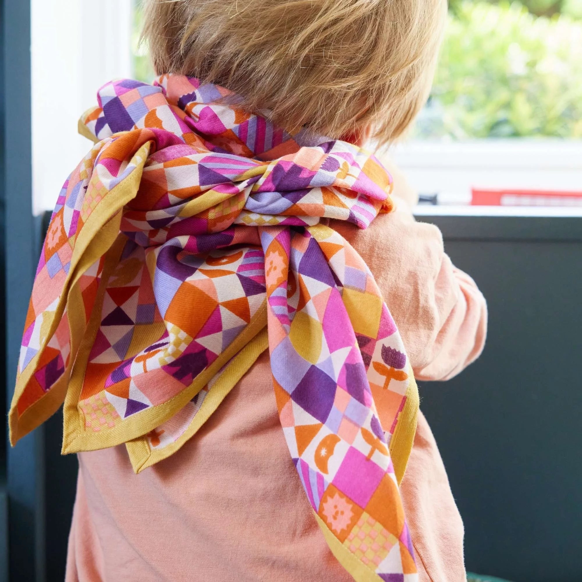 Foulard Indien Patchy miel