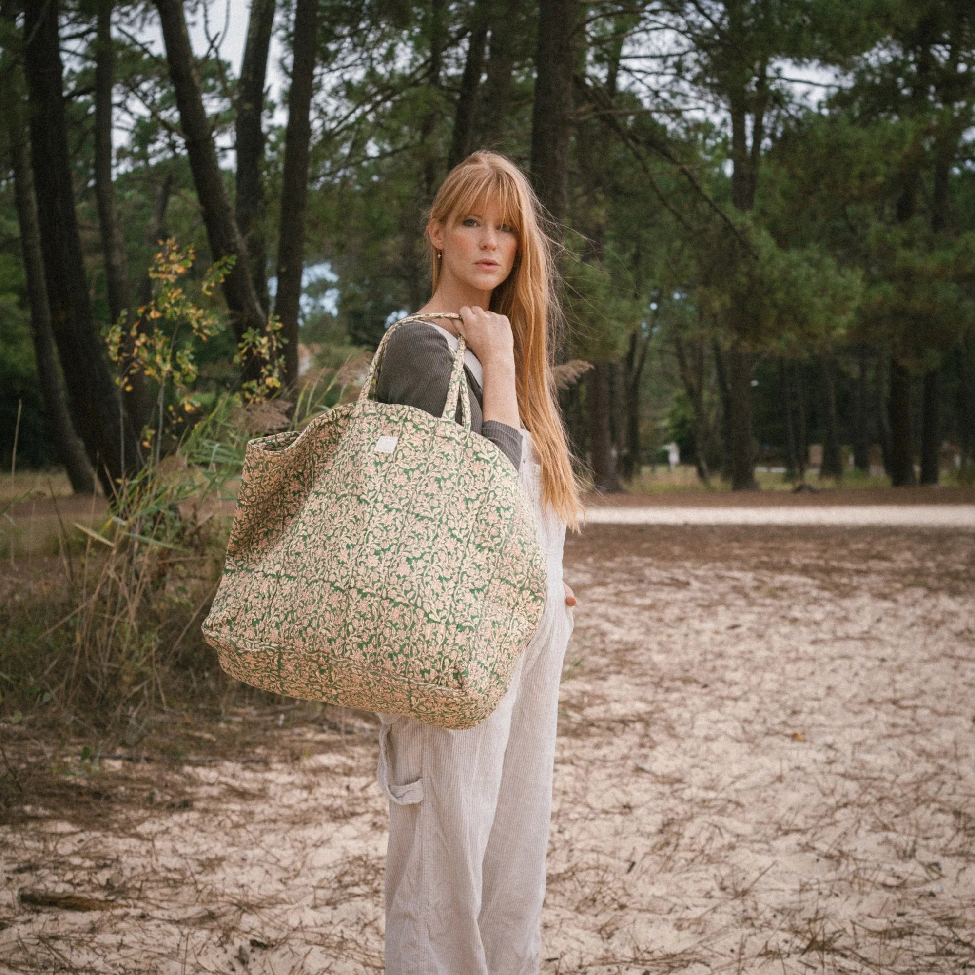 Sac Shopper Kaki kaki